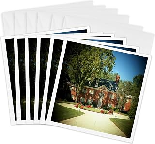 3dRose Greeting Cards - Brantwyn DuPont Country Club spotlight - 6 Pack - State of Delaware
