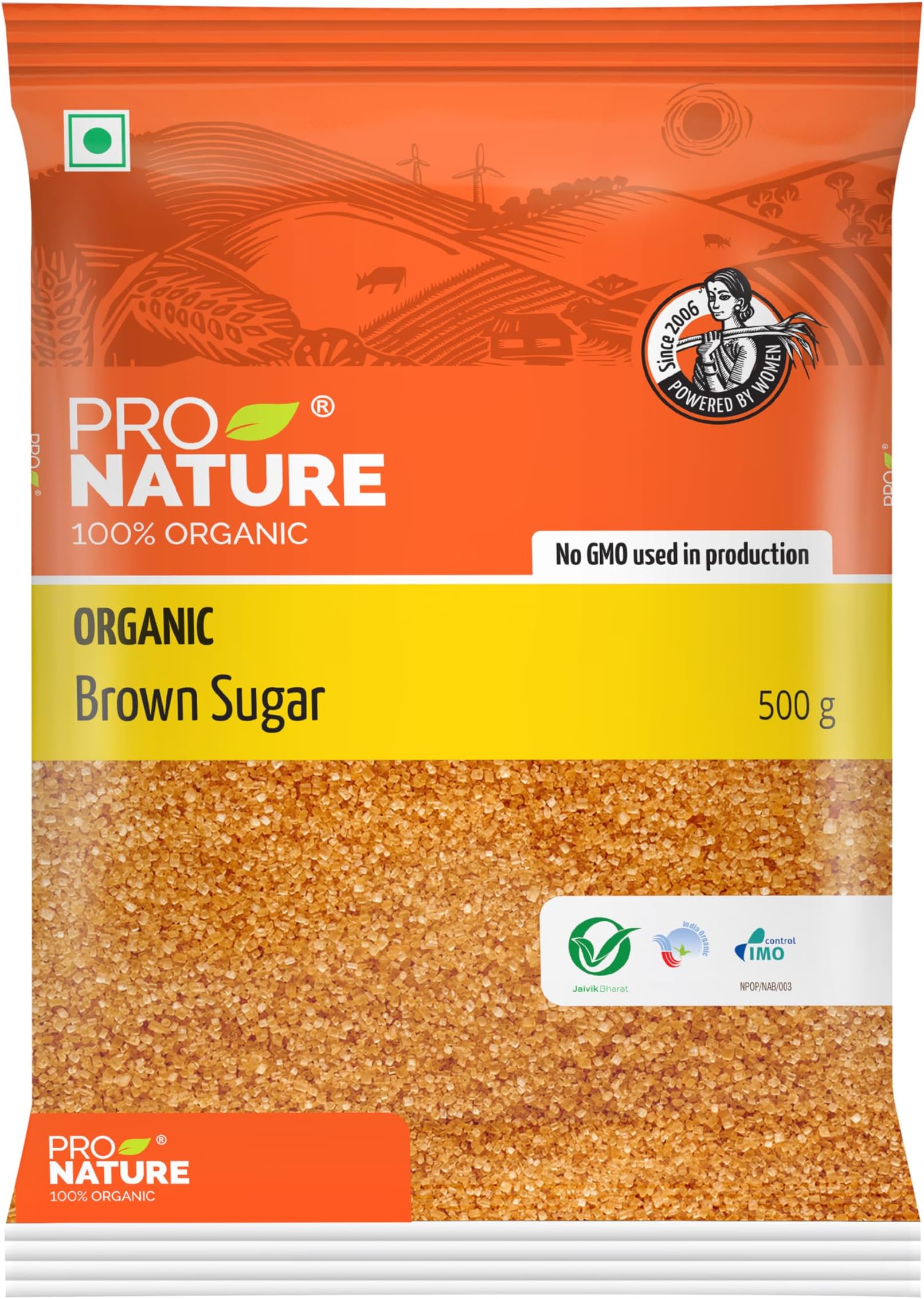 Pro Nature Organic Brown Sugar - 500g