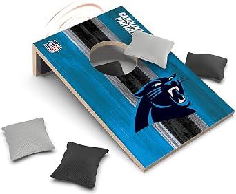 SOAR NFL Unisex Tabletop Cornhole Game and Bluetooth Speaker