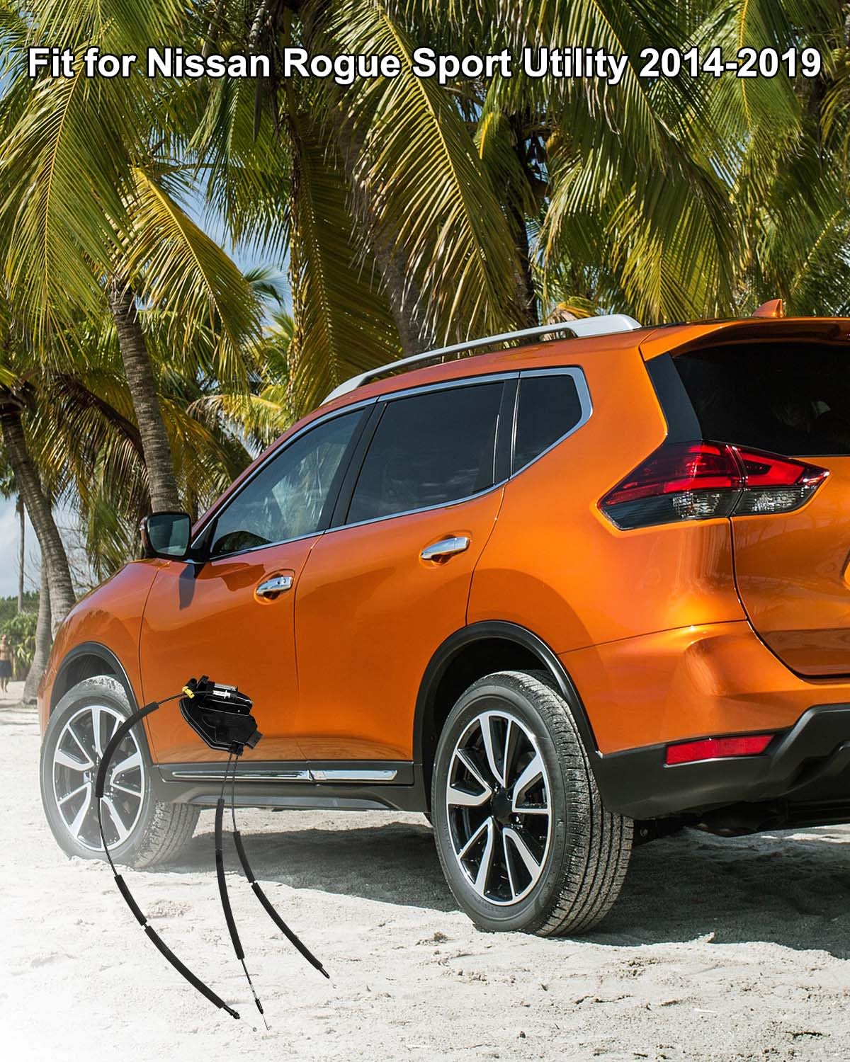 Door Lock Latch Actuator Assembly Fit for Nissan Rogue 2014 2015 2016 2017 2018 2019 Sport Utility Replace 80501-4BA0A 80501-4BA0B 805014BA0A 805014BA0B for Front Left Driver Side