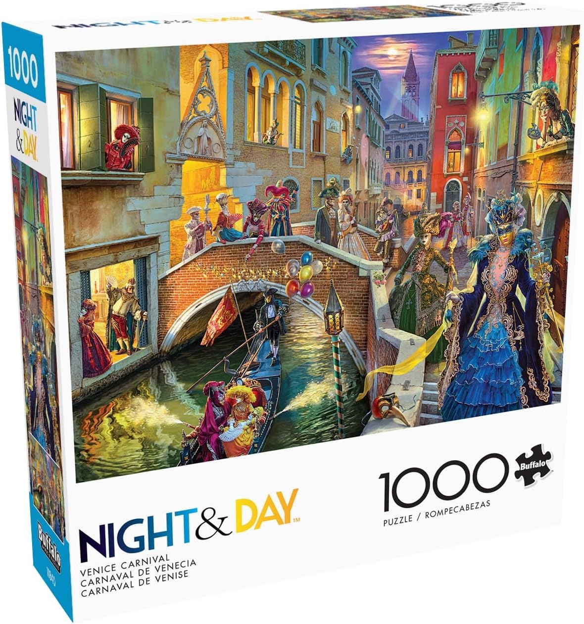 Buffalo GamesImage World - Venice Carnival - 1000 Piece Jigsaw Puzzle for Adults -Challenging Puzzle Perfect for Game Nights - Finished Size is 26.75 x 19.75