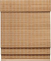 LazBlinds Cordless Bamboo Roman Shades 46x60 - Light Filtering Roll Up Blinds, Child-Safe Natural Bamboo Window Shades