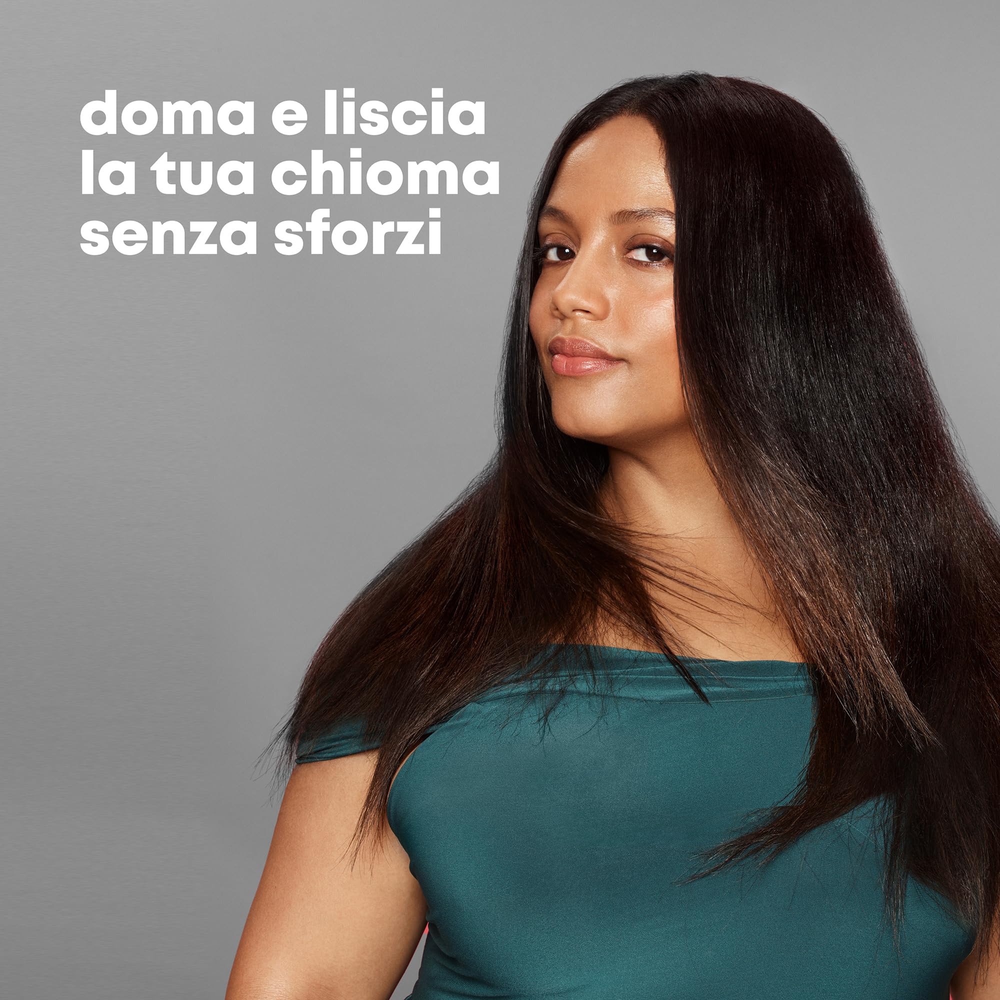 REVAMP Progloss Deepform Spazzola Lisciante Ceramica - Riscaldata | Oli Liscianti, Capelli Lucenti, Getto di Ioni, Stiratura Rapida, Professionale, Elettrica