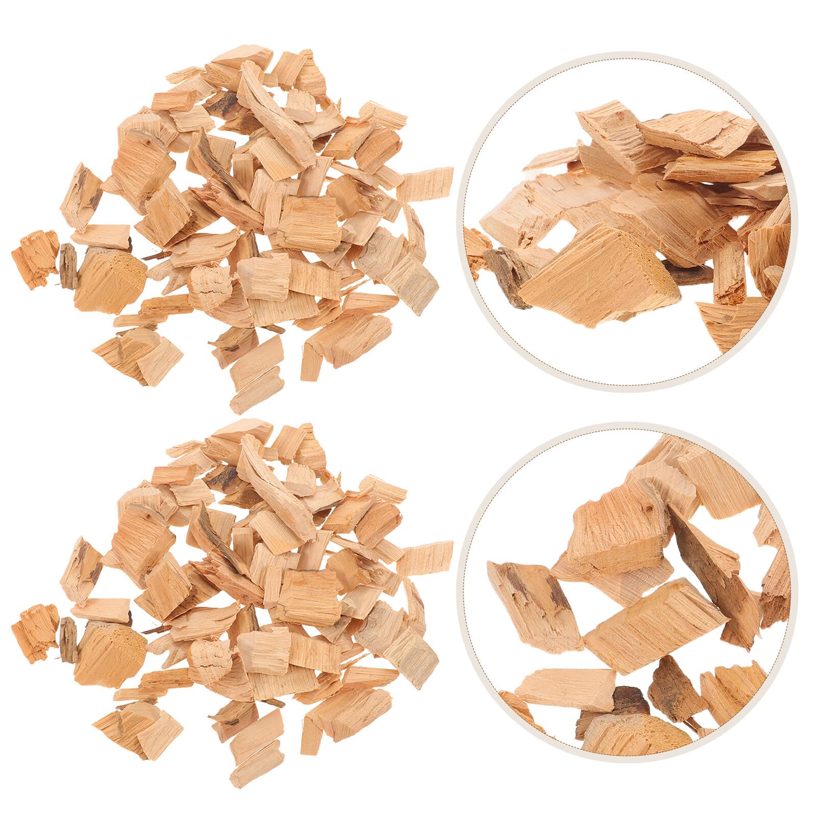 Abaodam Trucioli di Legno per Affumicare 2 Borse Legno Fumare | Cipresso per Barbecue, Adatti a Carne e Formaggio, Uso Carbone, Confezione Regalo