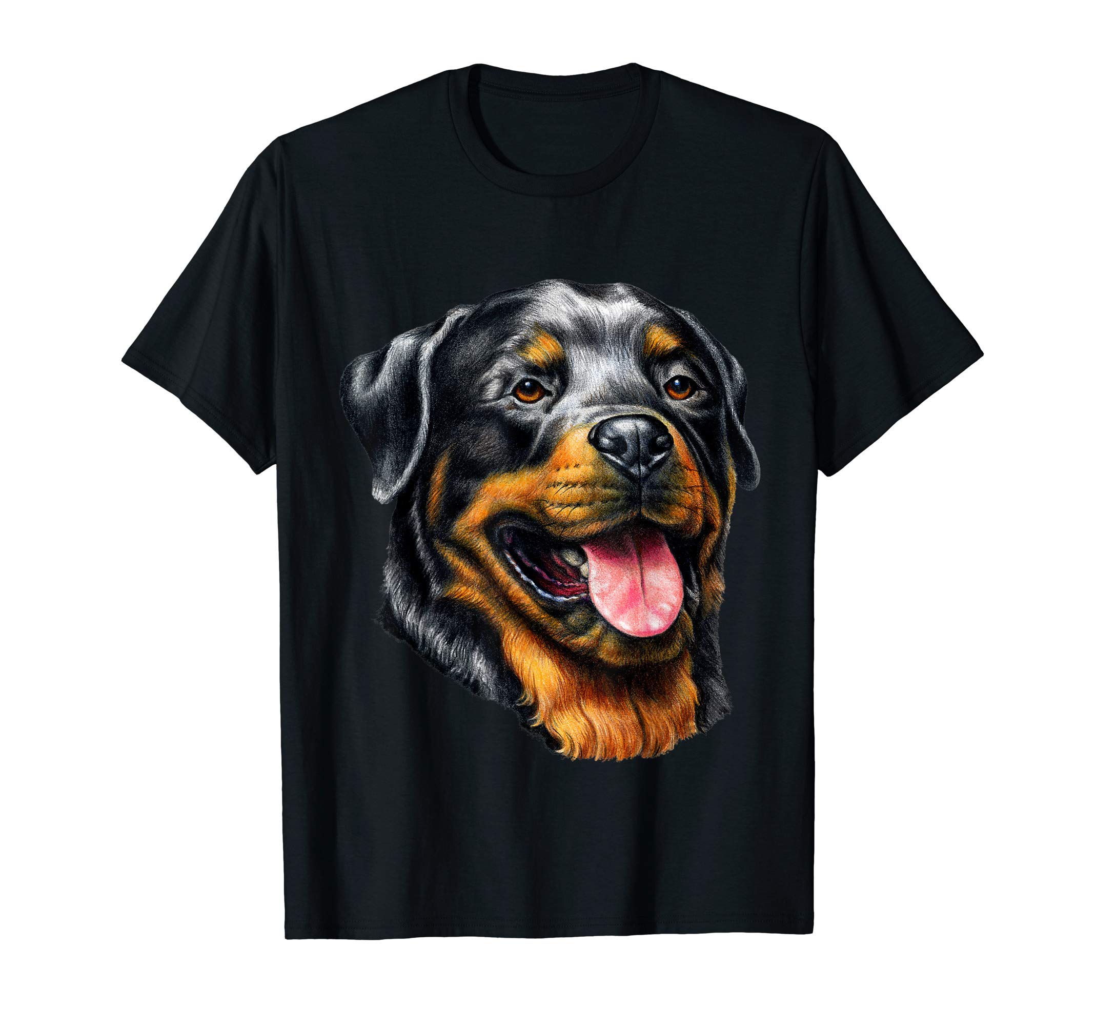 Rottweiler Gifts LTDFace Portrait Watercolor Painting Rott Cool Dog Rottweiler T-Shirt for Men Women Girls KidsOEKO-TEX STANDARD 100