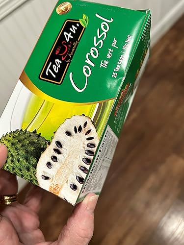 Miniatura 9 de Tea4U - Té verde de guanábana, mezcla suave de sabor a guanábana, hojas seleccionadas a mano, te mantiene hidratado con aroma refrescante, 25