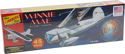 Lindberg Models - Kit de modelos de avión Winnie Mae a escala 148