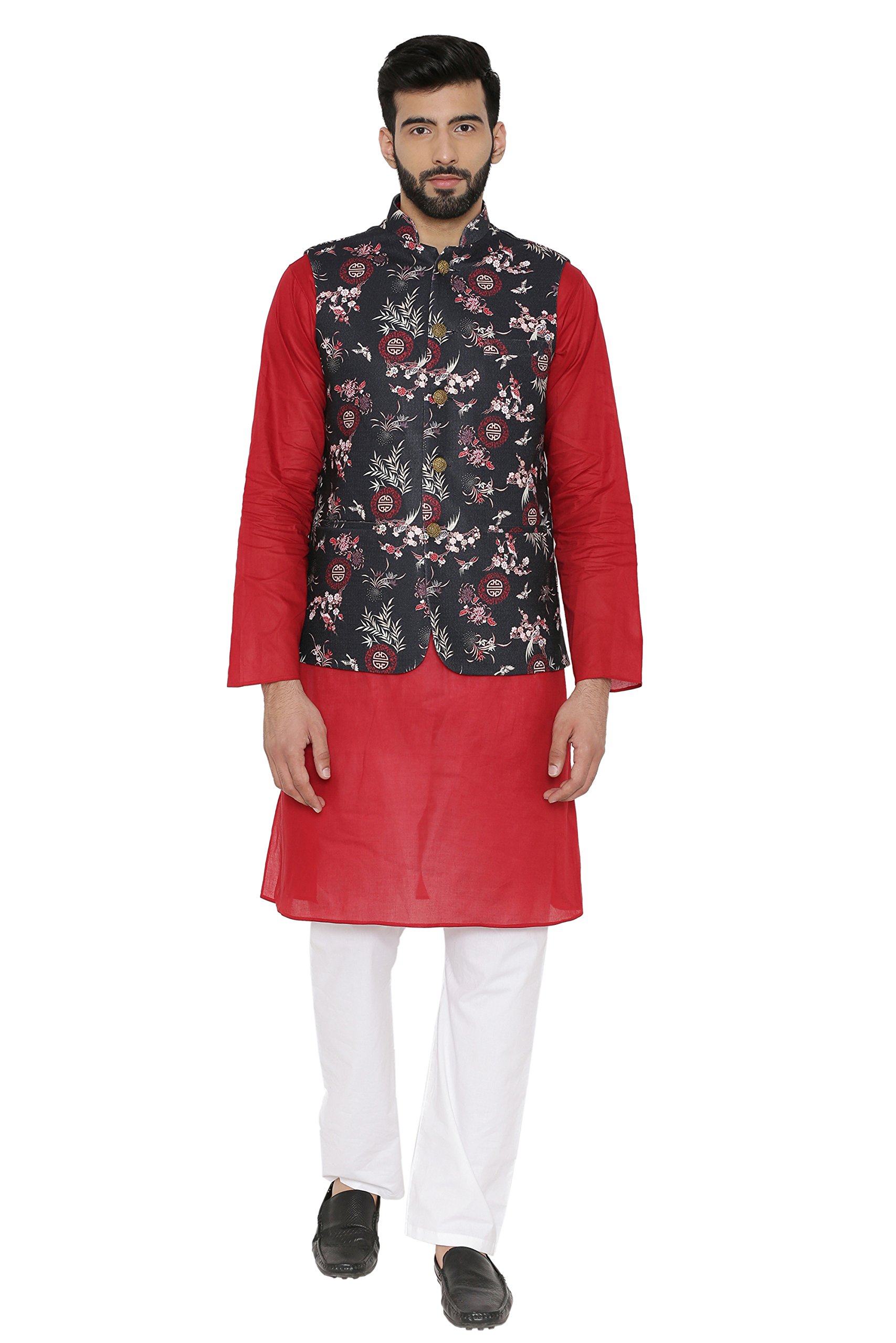 WINTAGE Men's Premium Rayon Waistcoat 4