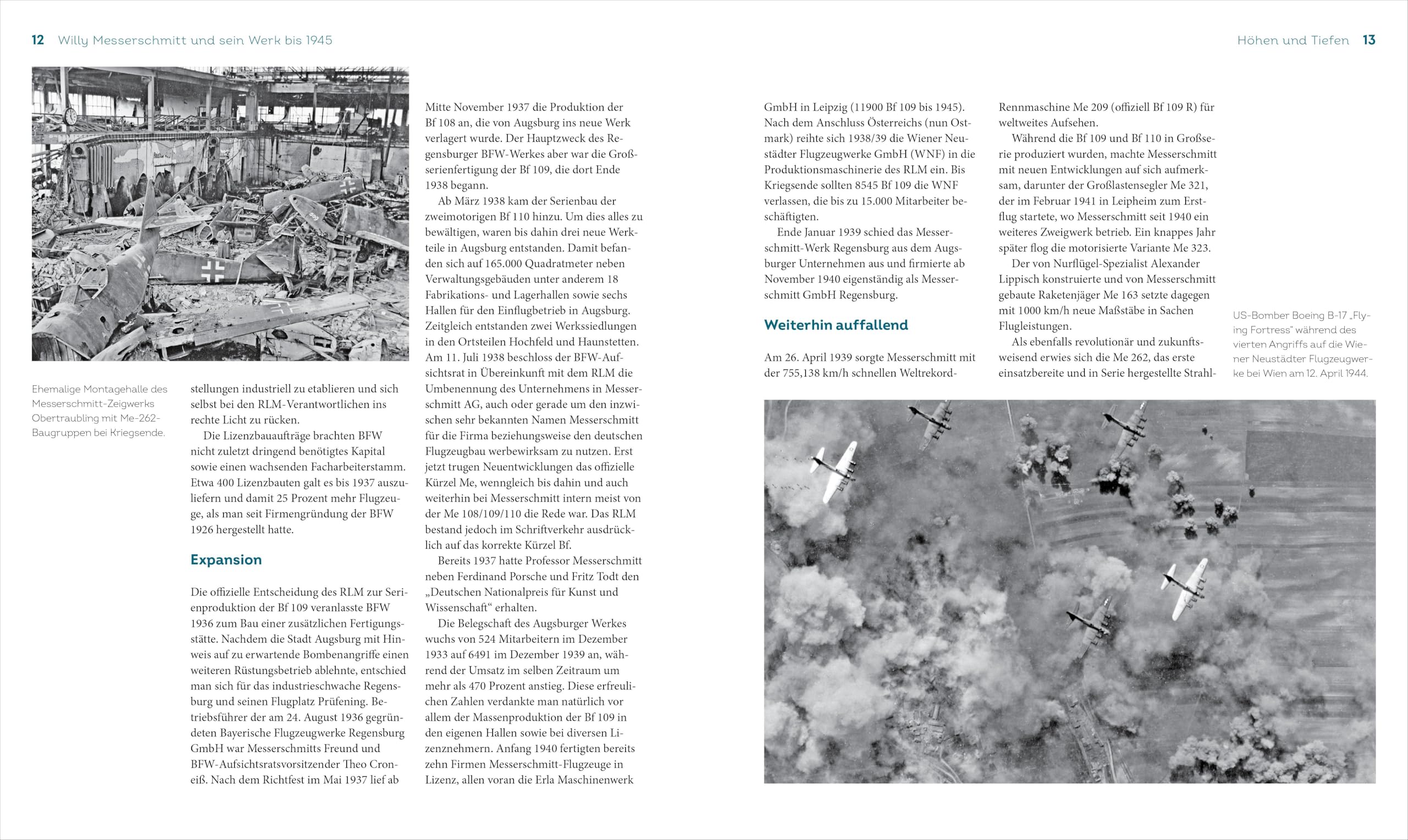 Flugzeug Typenatlas – Das große Messerschmitt Flugzeugbuch: Willy Messerschmitt & seine legendären Konstruktionen. Alle Flugzeuge der Firma Messerschmitt in einem Band - von der Bf 109 bis zur Me 262