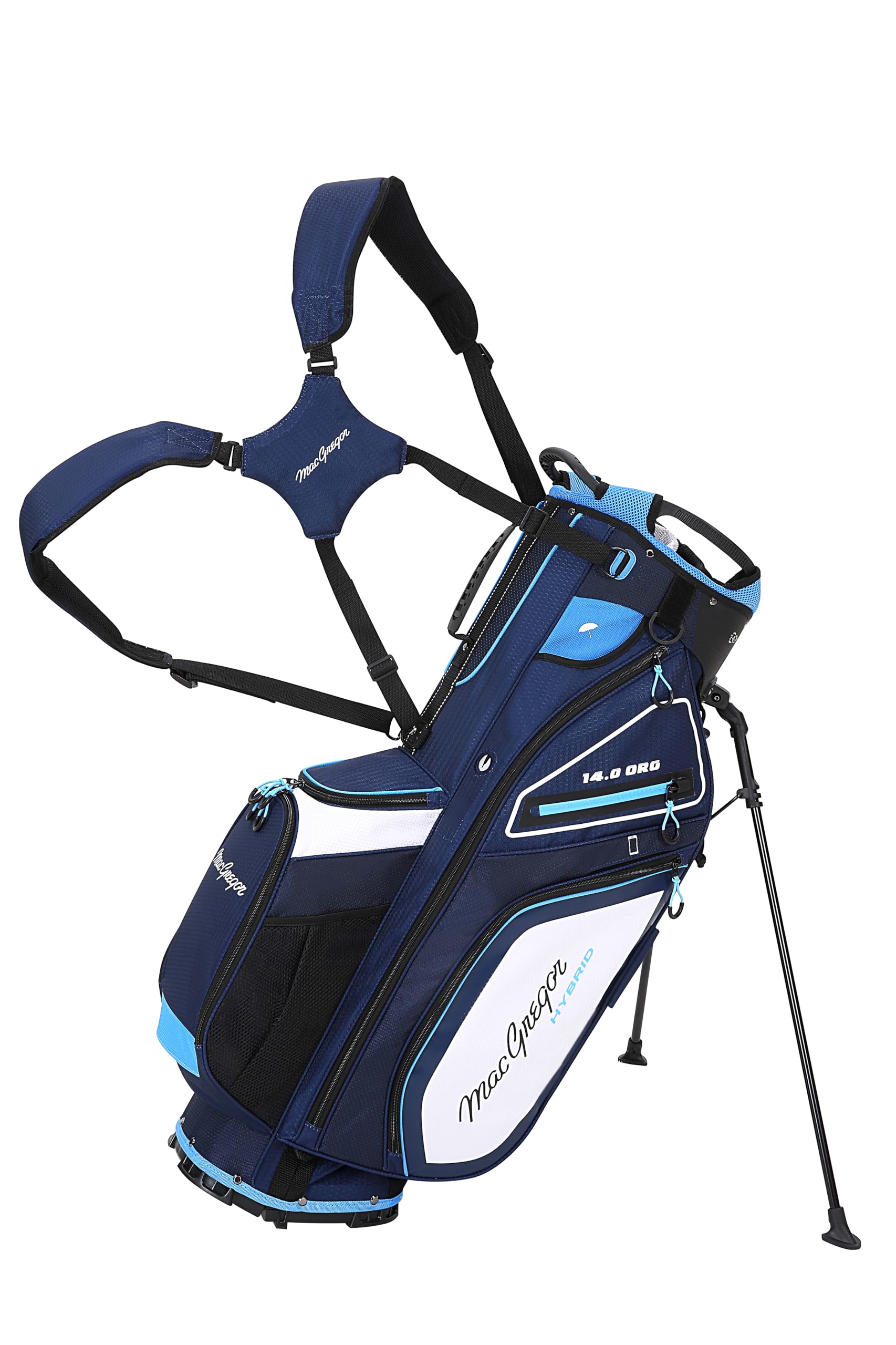 MACGREGOR Paramount Hybrid-Sacca da Golf Leggera, 35,5 Cm, Borsa Ibrida Unisex Adulto