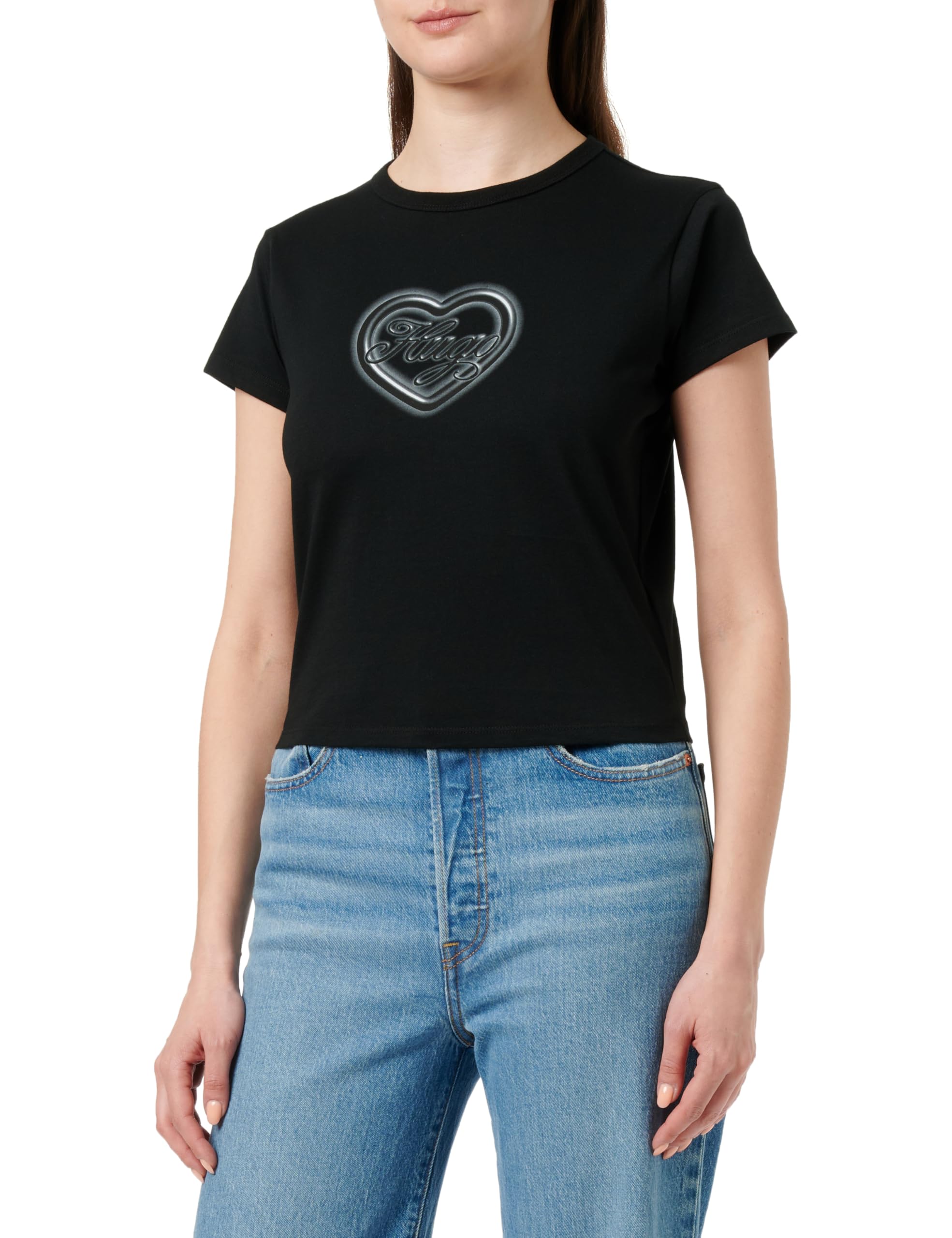 Hugo Women's T-Shirt, Black 001, XL