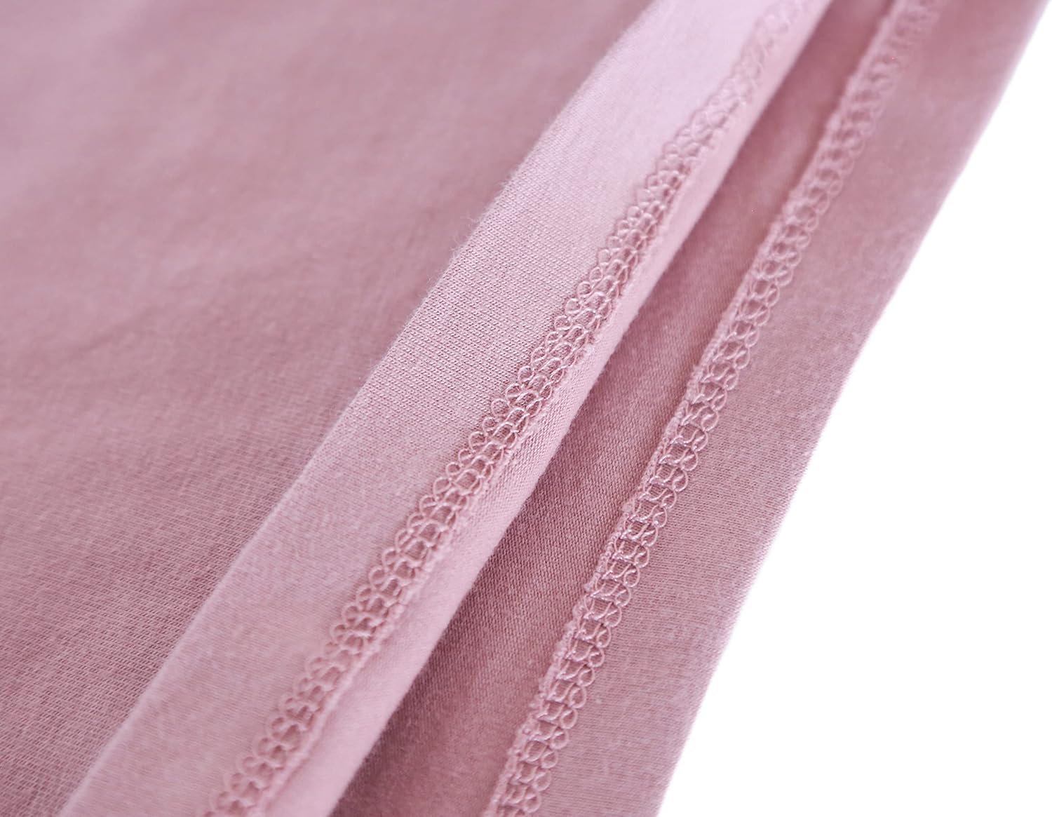 Lilax Girls' Basic Long Sleeve Round Neck Cotton T-Shirt 5 Dusty Rose - Image 7