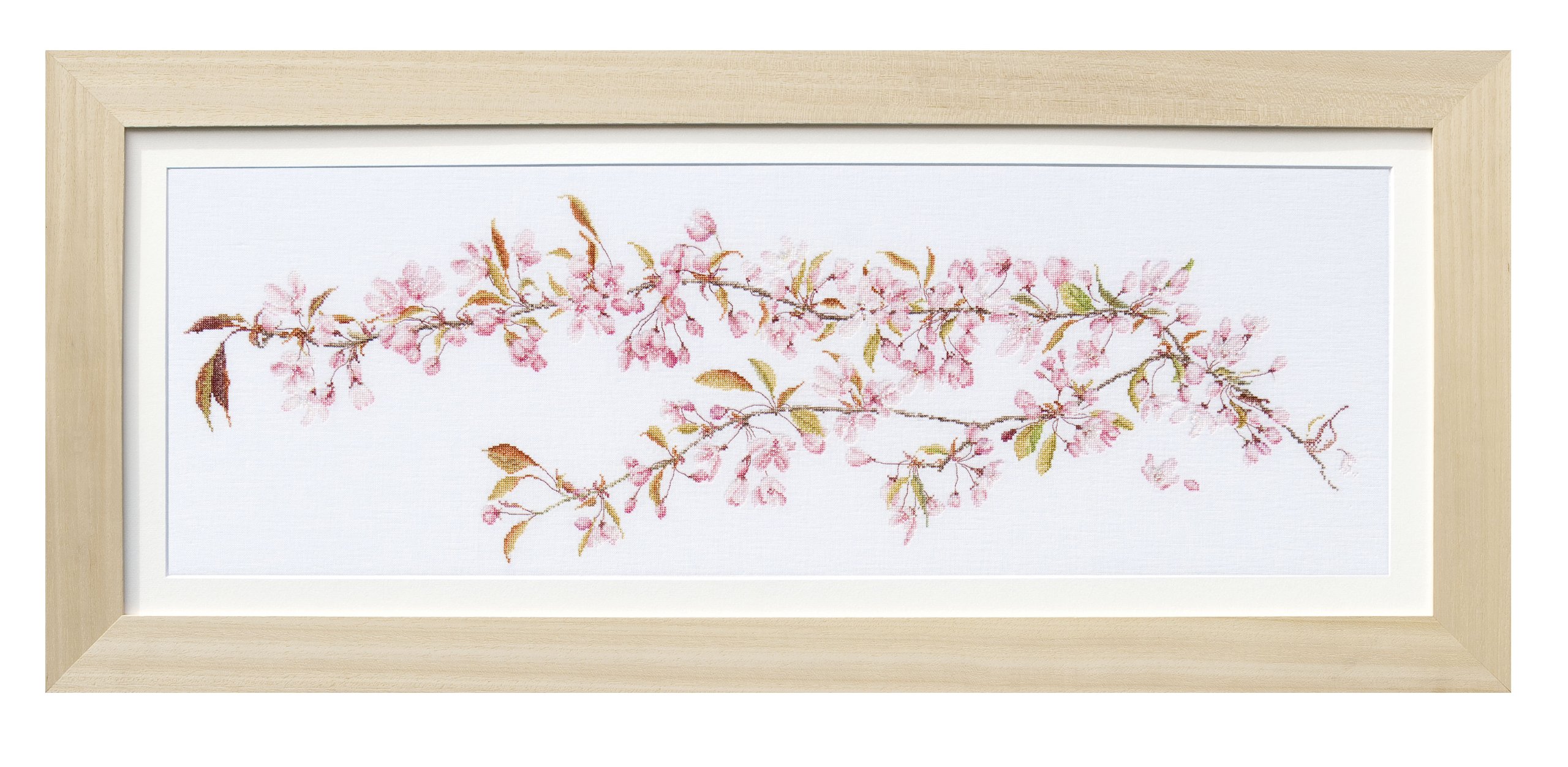 Thea Gouverneur - Kit Punto Croce Contato - Fiore giapponese - Lino - 36 Conteggi - Per adulti - 481