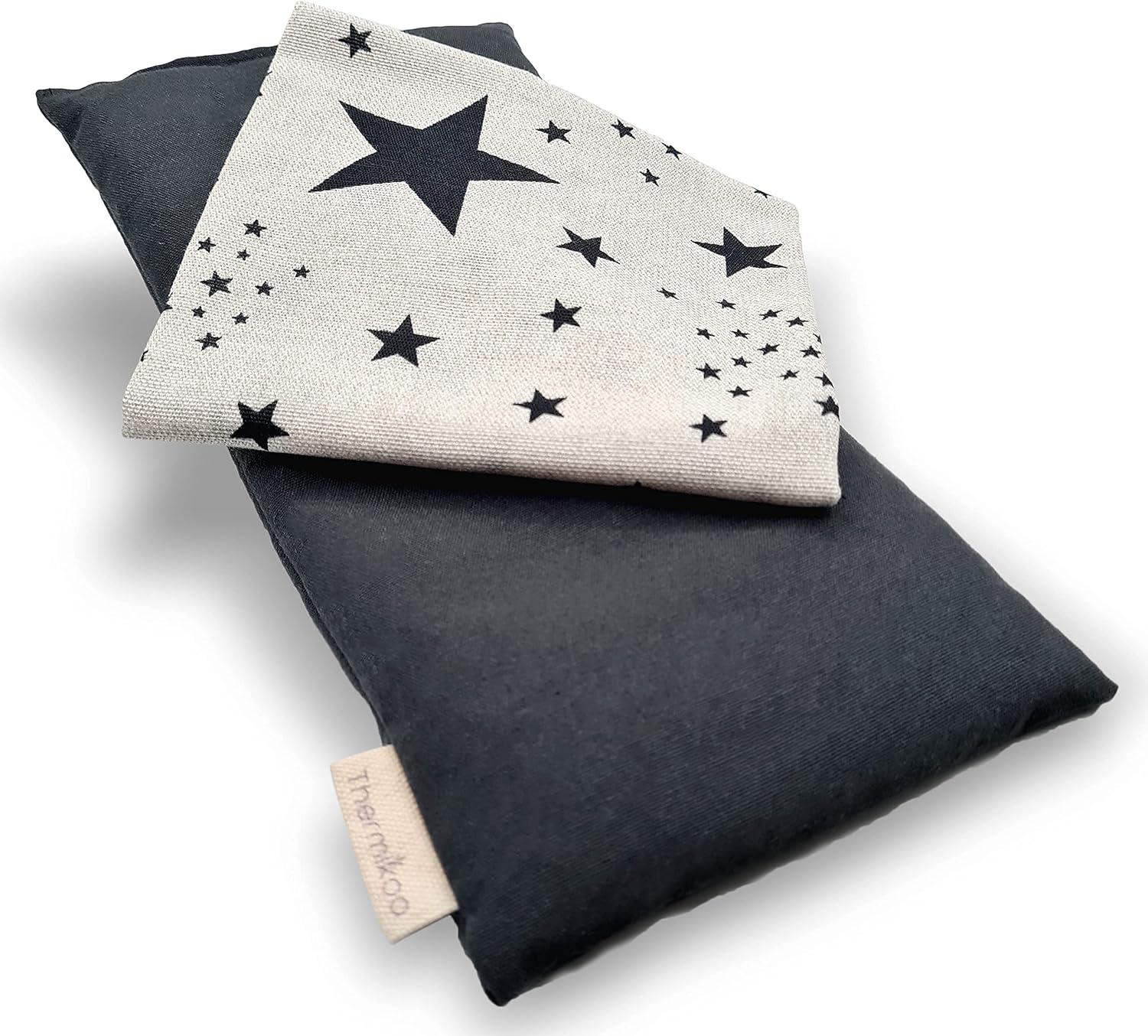 Saco Térmico Semillas - Bolsa de Semillas Microondas con flores de Lavanda y Romero - Saquito de Semillas con Funda Lavable Apto para Calor y Frío - 850gr (Thermikoa)