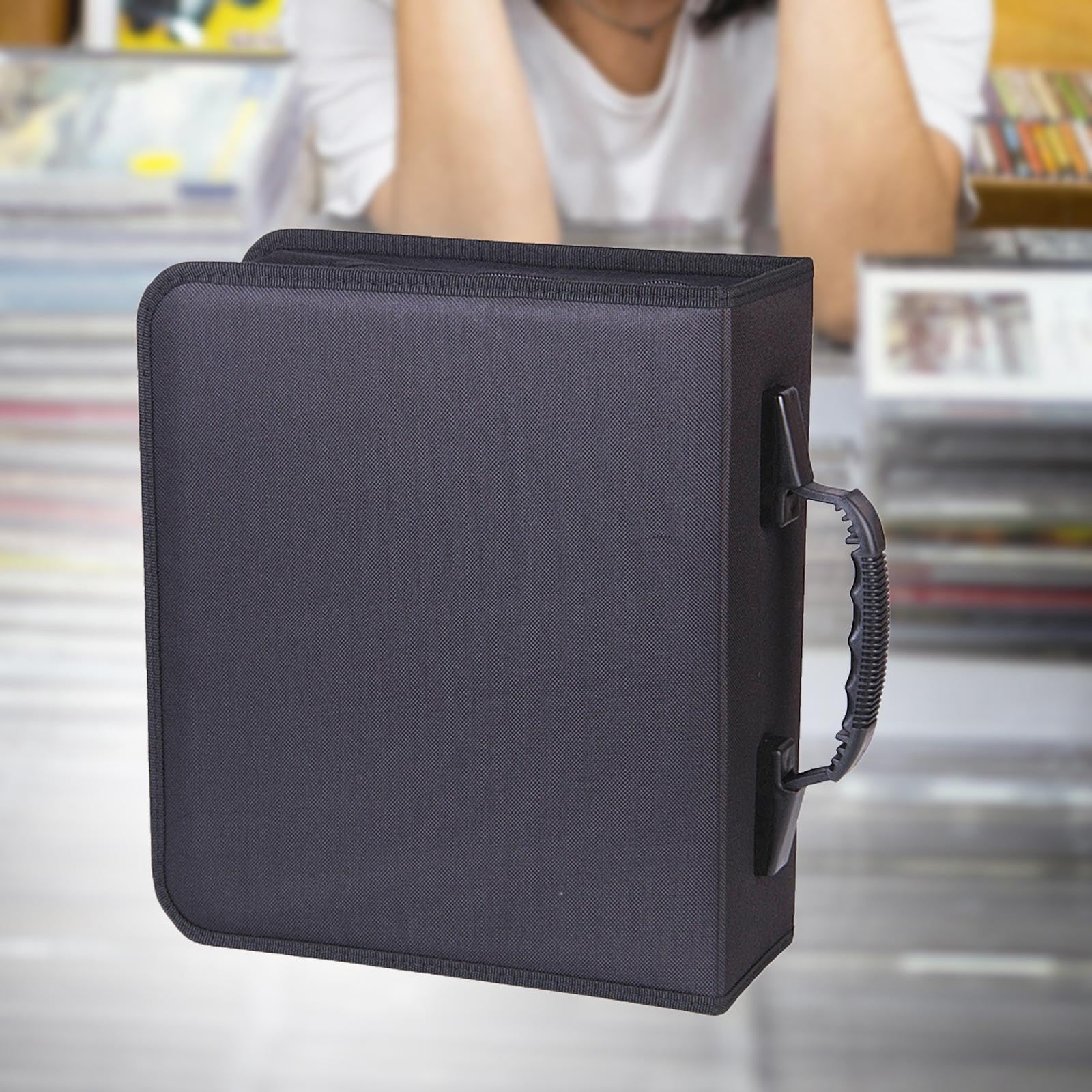 Custodia per CD Multiuso, Antipolvere, Portatile, Grande capacità, 320 Dischi Dvd, Raccoglitore per CD, per Ufficio, Viaggio, casa, Auto
