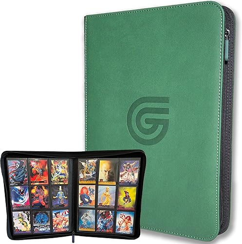 Guilt Free Gaming - Carpeta prémium con cremallera para tarjetas, 3 tamaños y 5 colores, bolsillos laterales seguros, exterior de armadura Komodo, disponible en Yaxa Colombia