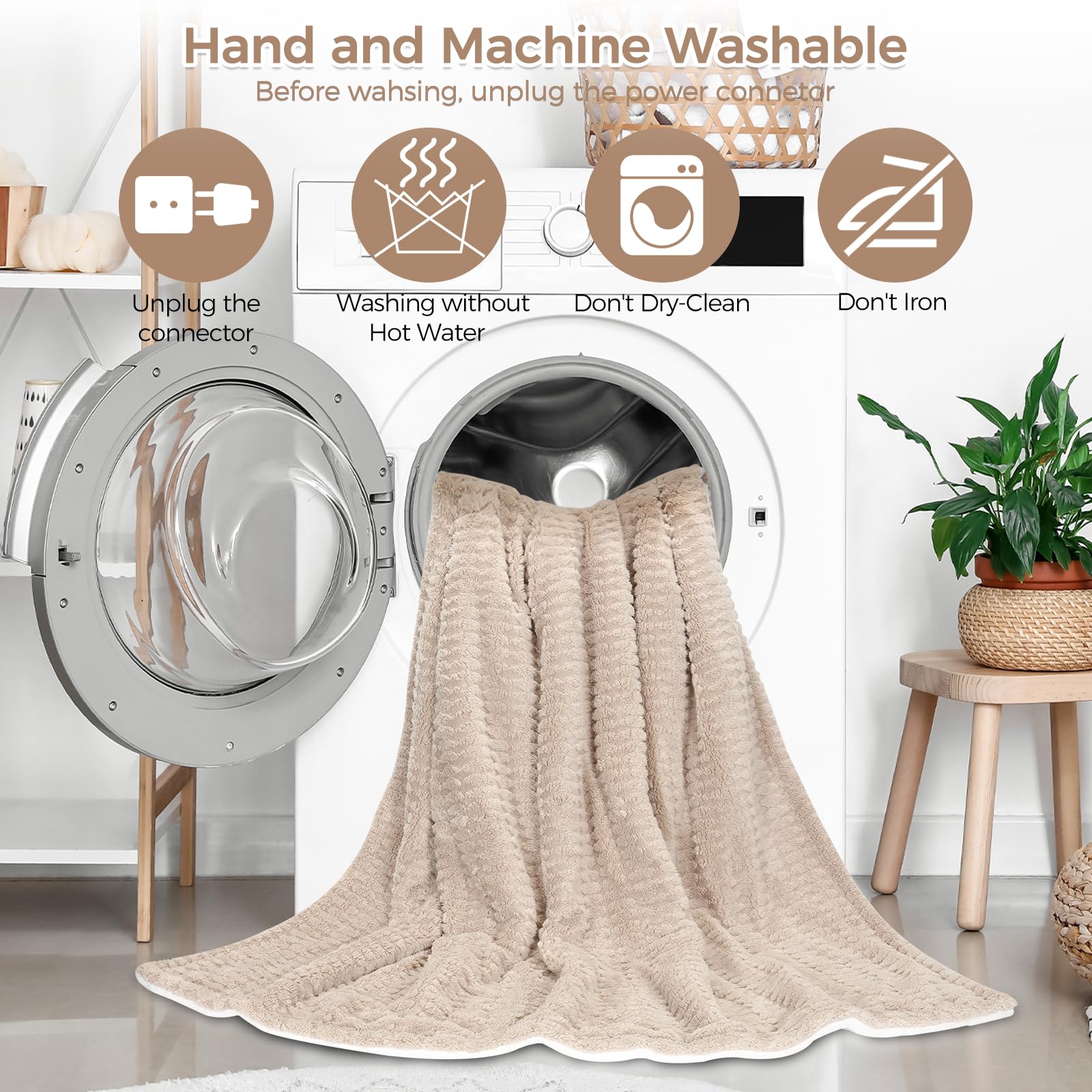 Couverture 70x140cm- Plaids Sherpa Throw Blanket Paysage De Grands