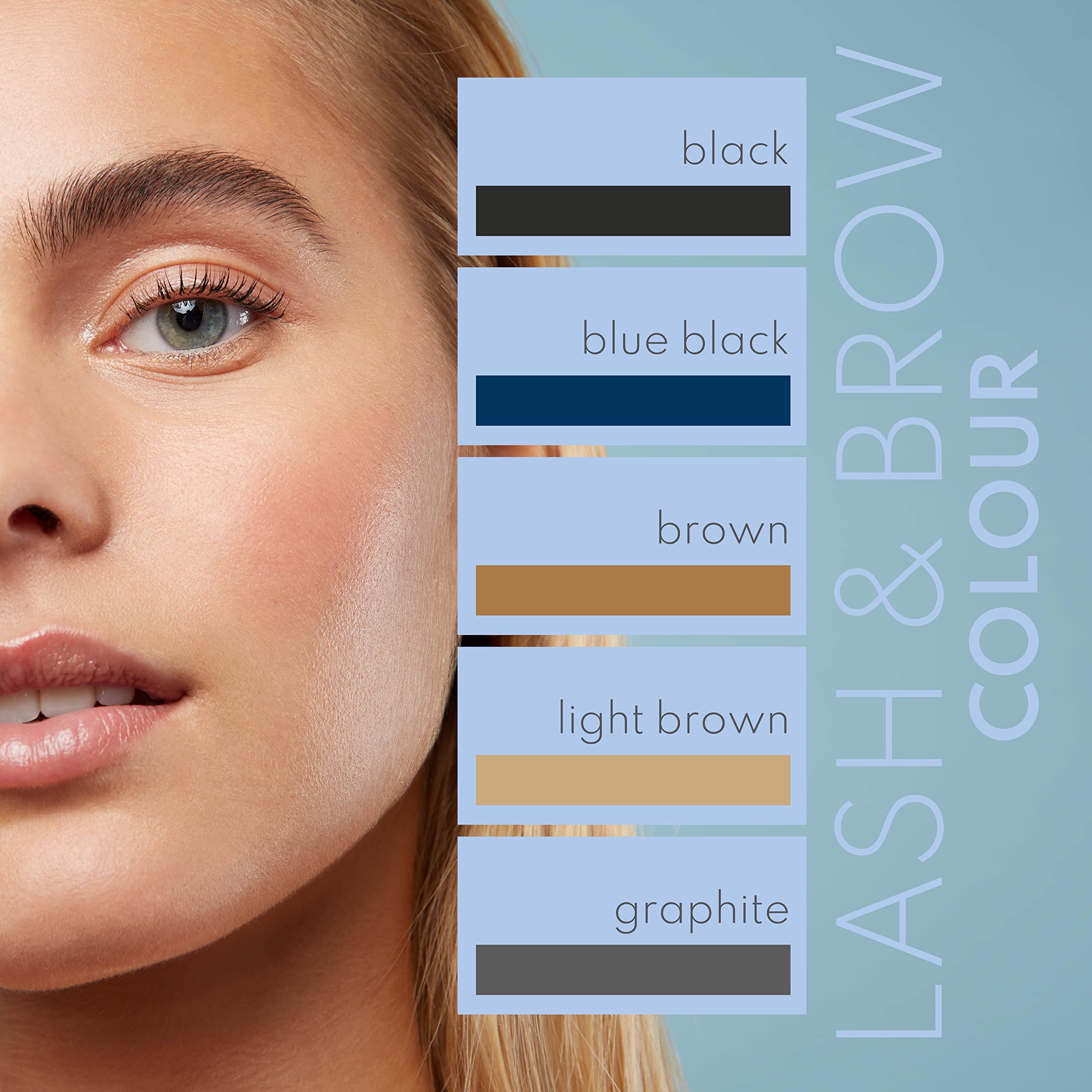 Augenmanufaktur Colour Lash & Brow farba do rzęs i brwi na czarno – permanentna farba do intensywnego tonowania – 15 ml