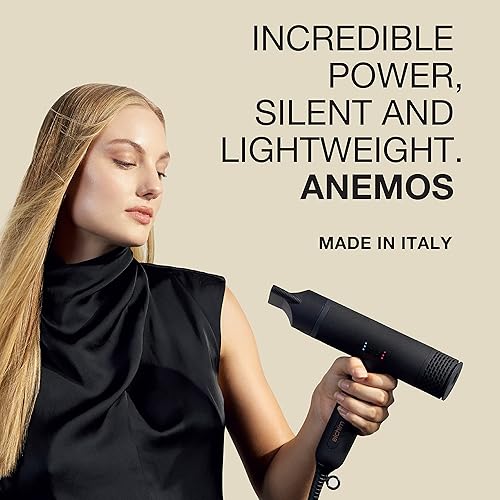 Miniatura 3 de Elchim Secador de pelo Anemos - Motor digital ultra ligero, silencioso, profesional sin escobillas para todo tipo de cabello