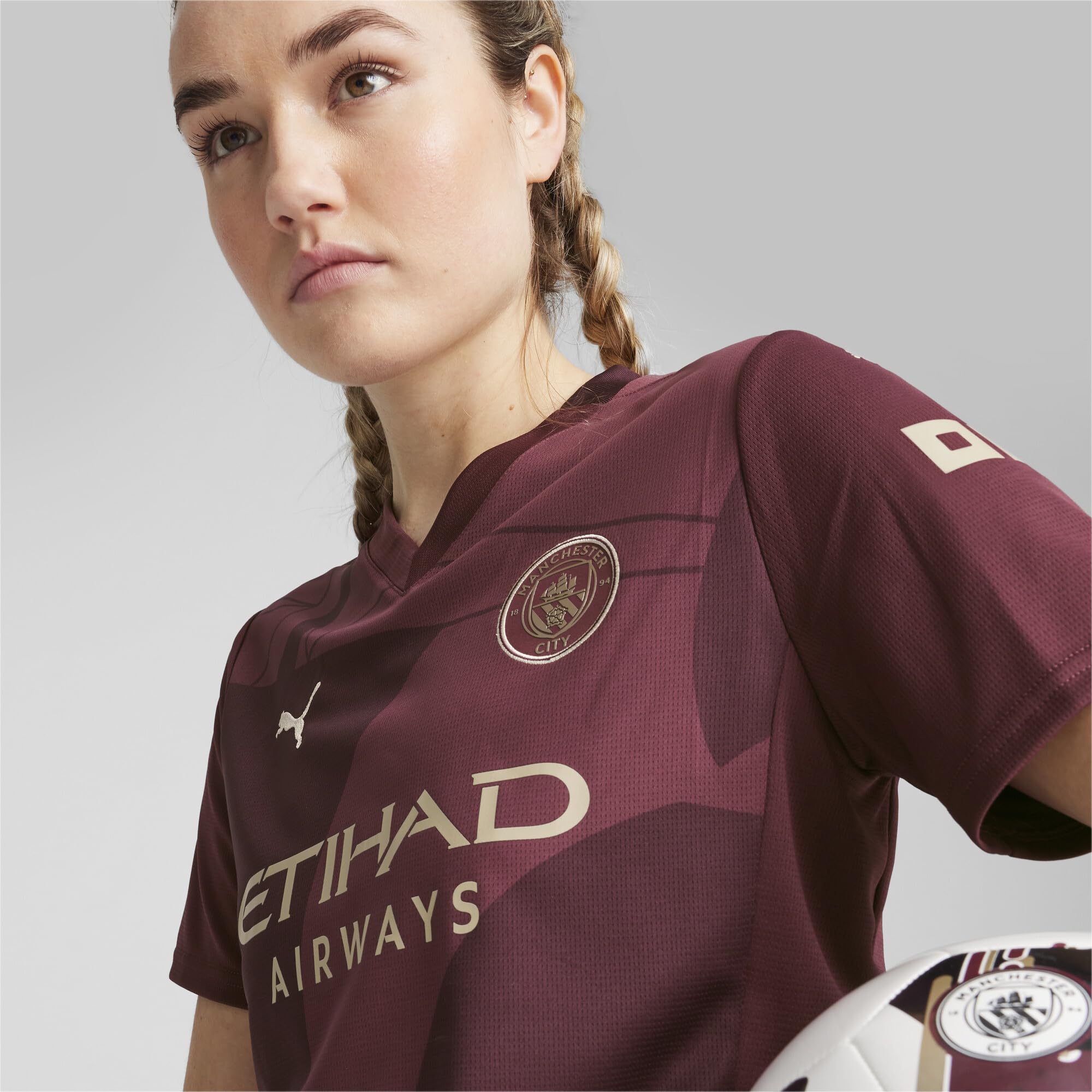 Maillot Manchester City Third 2024/25 Saison - Femme - Bordeaux