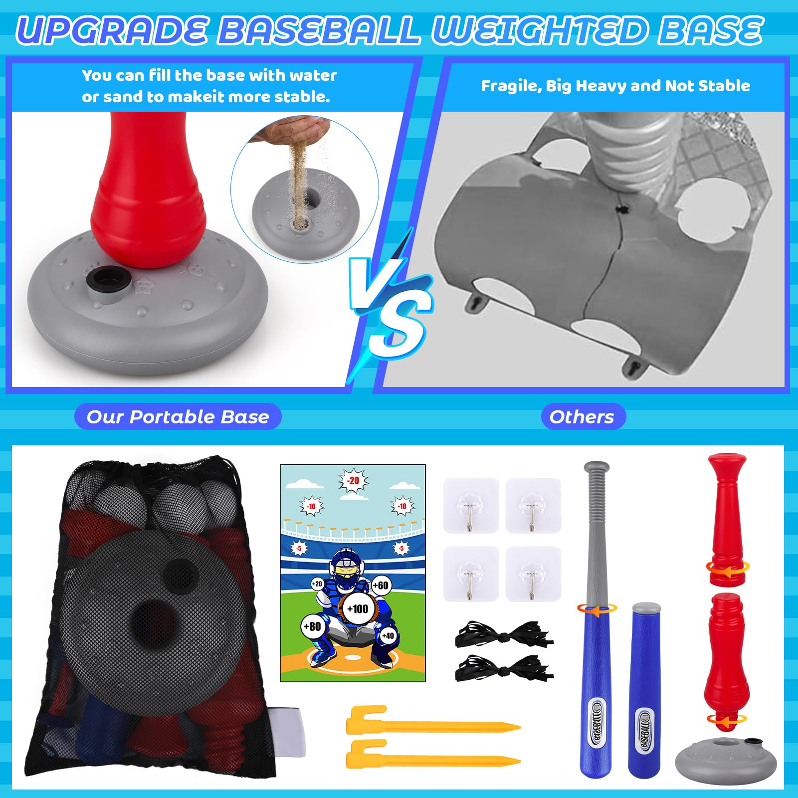 Little Tikes T-Ball Set, Pink, 5 Balls, Screw Together Version for Toddlers Ages 18+ Months - Full Set