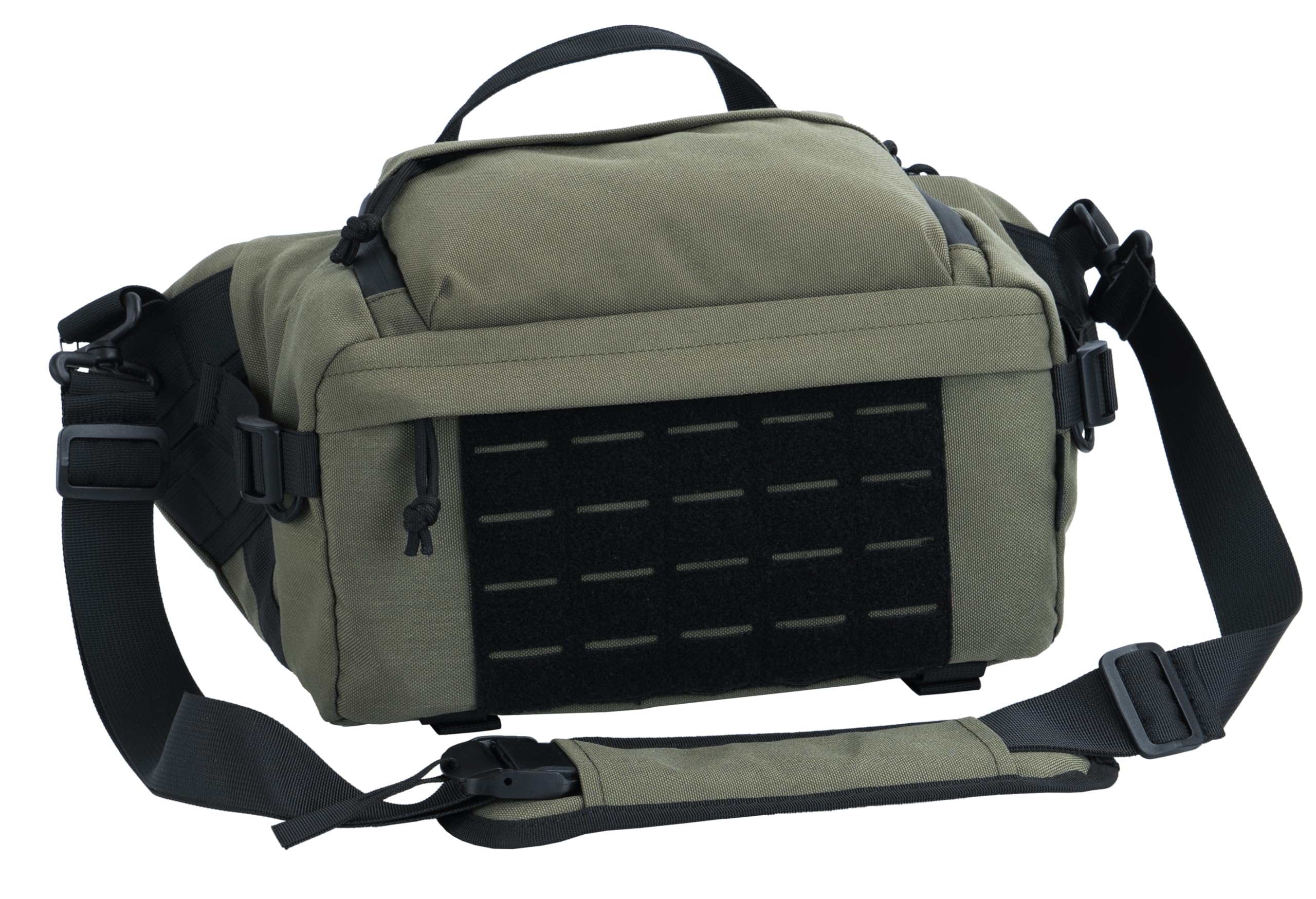 BACKFERRY Tactical Sling Backpack Crossbody EDC Pack MOLLE Satchel Bag for Travel, Work, Camping and Hiking 8Liter