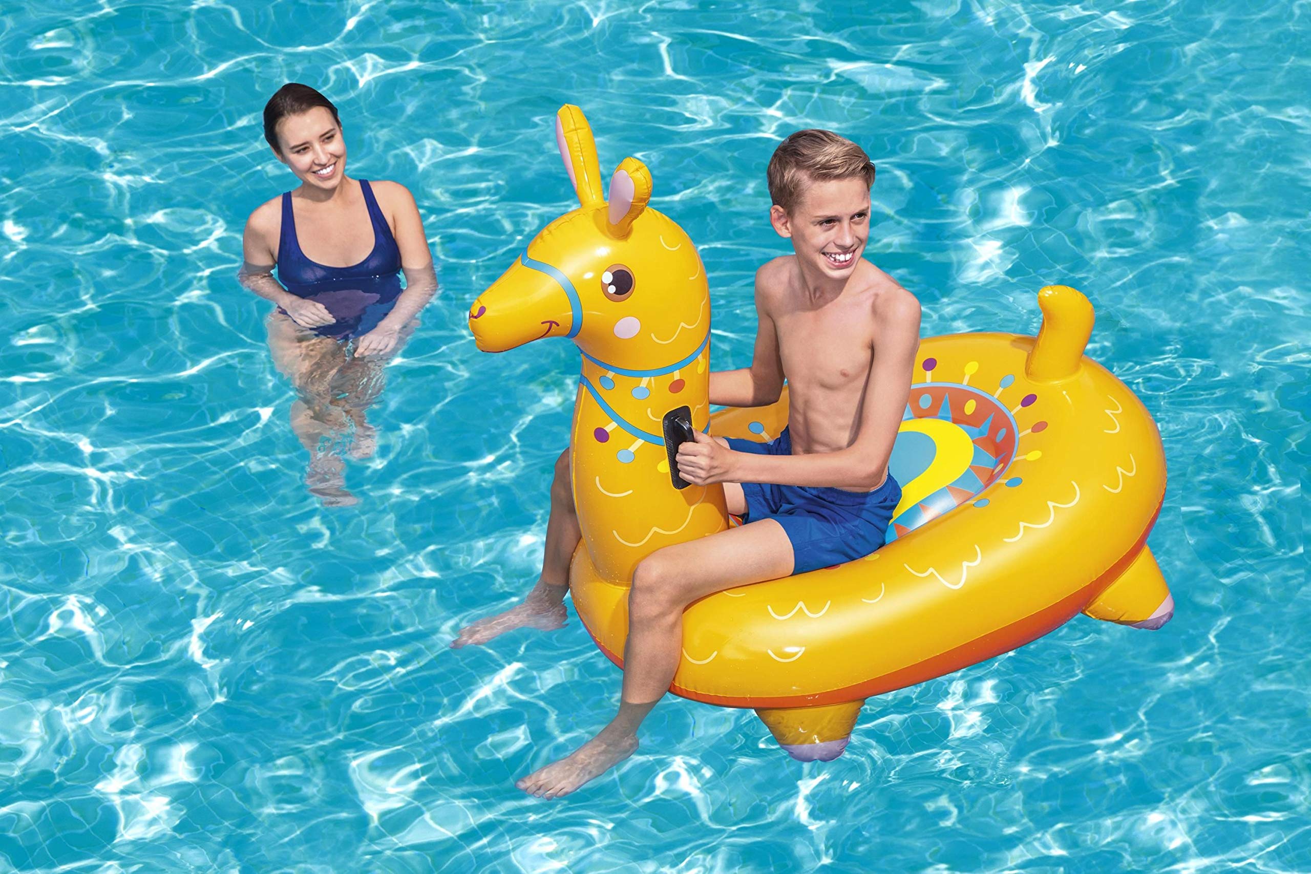 Bestway® 51" x 43.5"/1.29m x 1.10m Llama Kiddie Ride-on