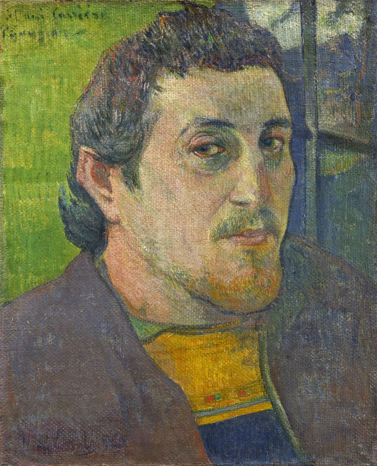 ARTXLXXBN Famous Prints Artwork Pictures Poster Painting Art Self Portrait Dedicated to Carriere by Paul Gauguin Artwork Landscape Pictures for Home Decor 60x90cm