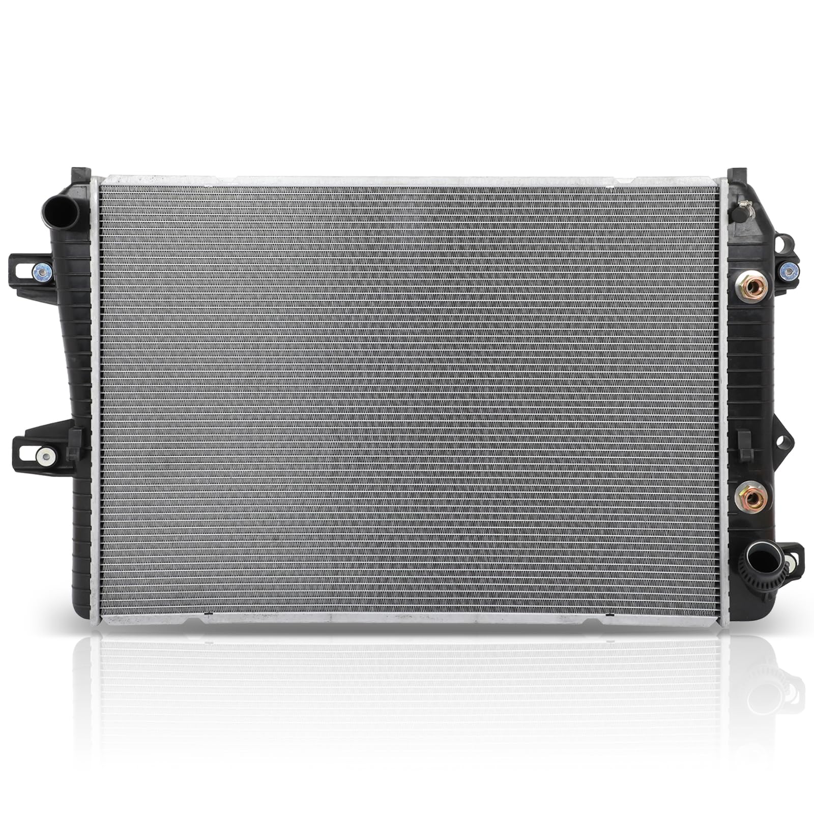 Photo 1 of **SCRAPES/DENTS**SCITOO Engine Coolant Radiator Assembly for Chevrolet 2006 Silverado 3500 2007-2010 Silverado 2500 HD 3500 HD; for GMC 2006-2010 Sierra 2500 HD 2007-2010 Sierra 3500 HD 6.6L Replace 2857
