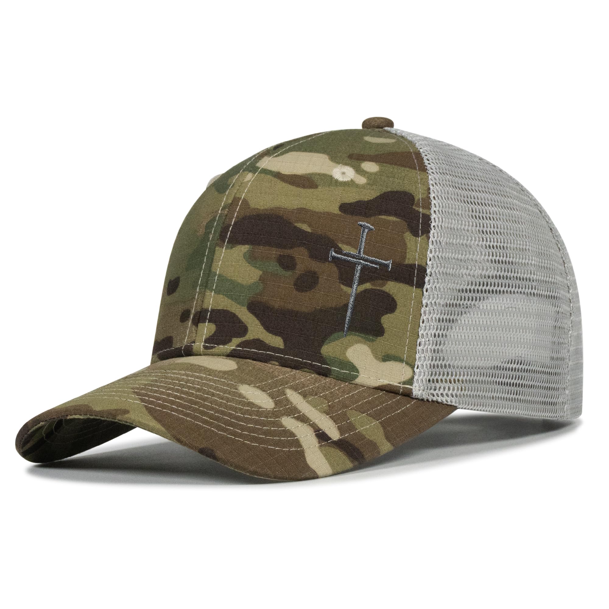 Christian Hats for Men Women,Jesus 3 Nail Cross Hat Christian Religious Gifts for Birthday/Christmas