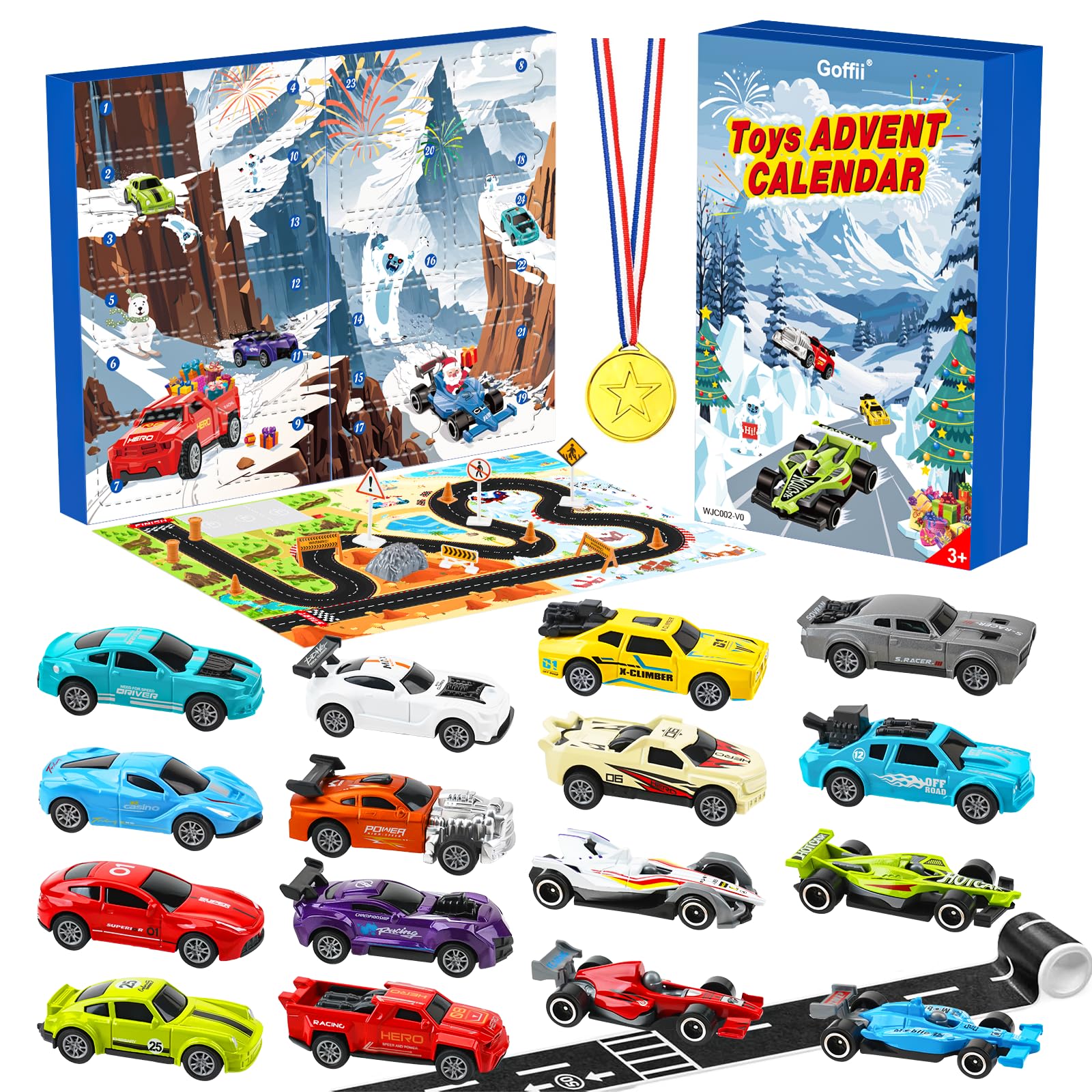 Calendario dell'Avvento, Calendario Avvento, Natale Regalo per Bambini
