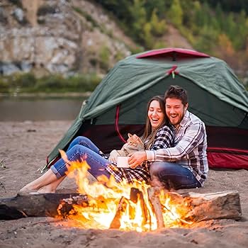 Zeus & Ruta 14 Ft. X 11 Ft. 10 -person Camping Tent - Portable Easy Set Up Family Tent, Windproof Fabric Dome For Hiking In Sky Blue