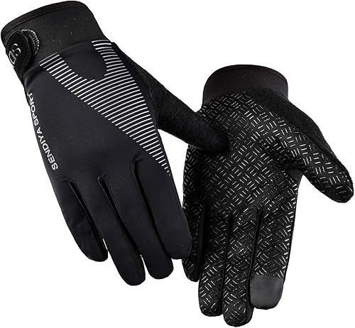 Miniatura 17 de YHT Guantes de entrenamiento, protección completa de la palma y agarre extra, guantes de gimnasio, pesca y esgrima para levantamiento de pesas,