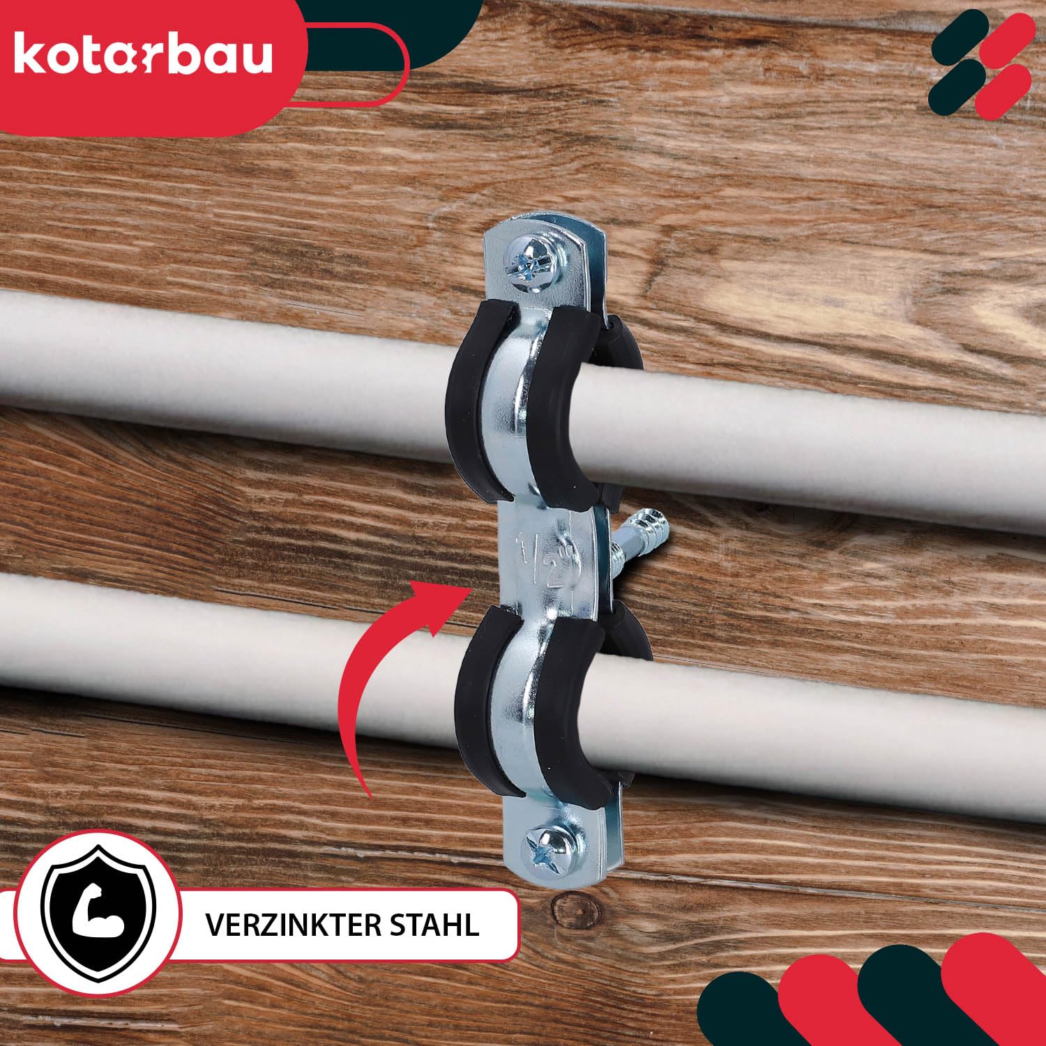 10 stuks slangklemmen van verzinkt staal (15-19 mm/3/8 inch 10 stuks slangklemmen van verzinkt staal (15-19 mm/3/8 inch