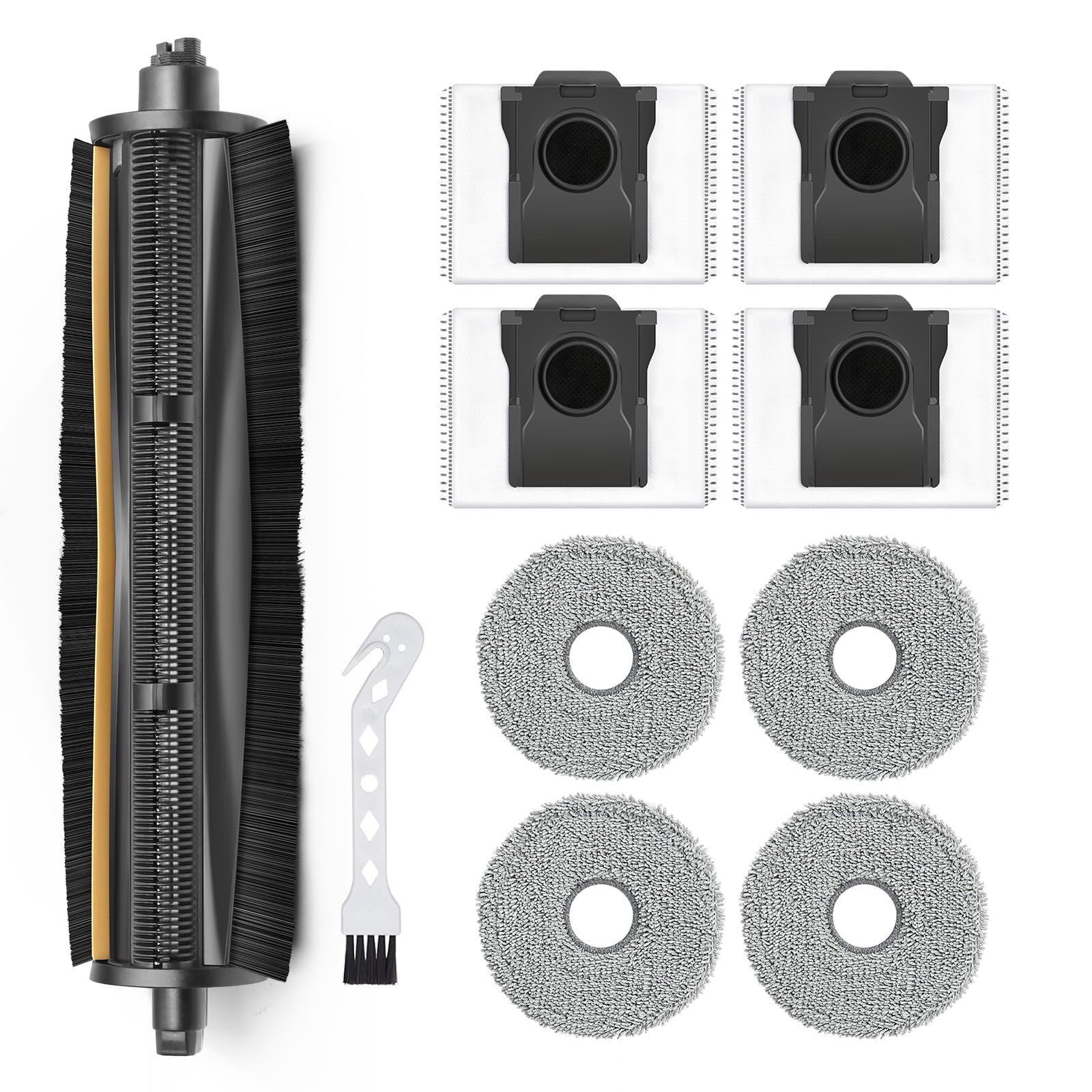 10 cepillos TriCut para Dreame L40 Ultra y compatibles con MOVA P10