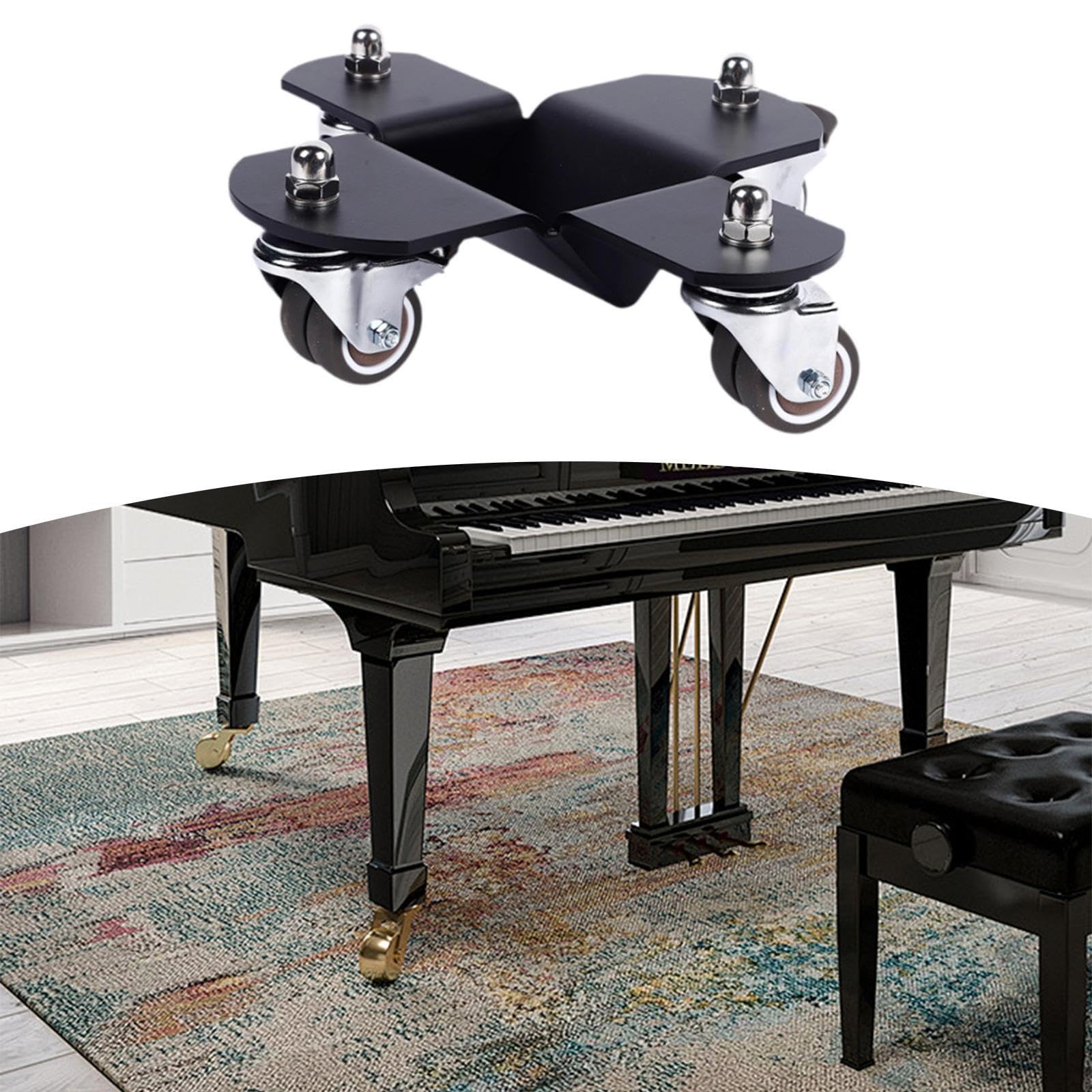 Carrello Porta-pianoforte, Pratico Trasportatore Universale per Mobili, Rullo Mobile per Pianoforte, Protegge I Tuoi Pavimenti