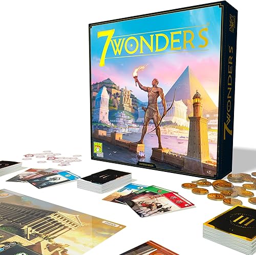 Miniatura 4 de Juego de mesa Asmodee 7 Wonders (nueva edición) - Lleva tu civilización a la prosperidad, juego de estrategia para niños y adultos, a partir de 10