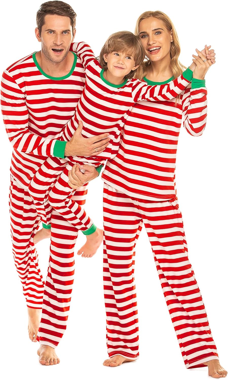 Striped christmas pajamas for adults Clearance