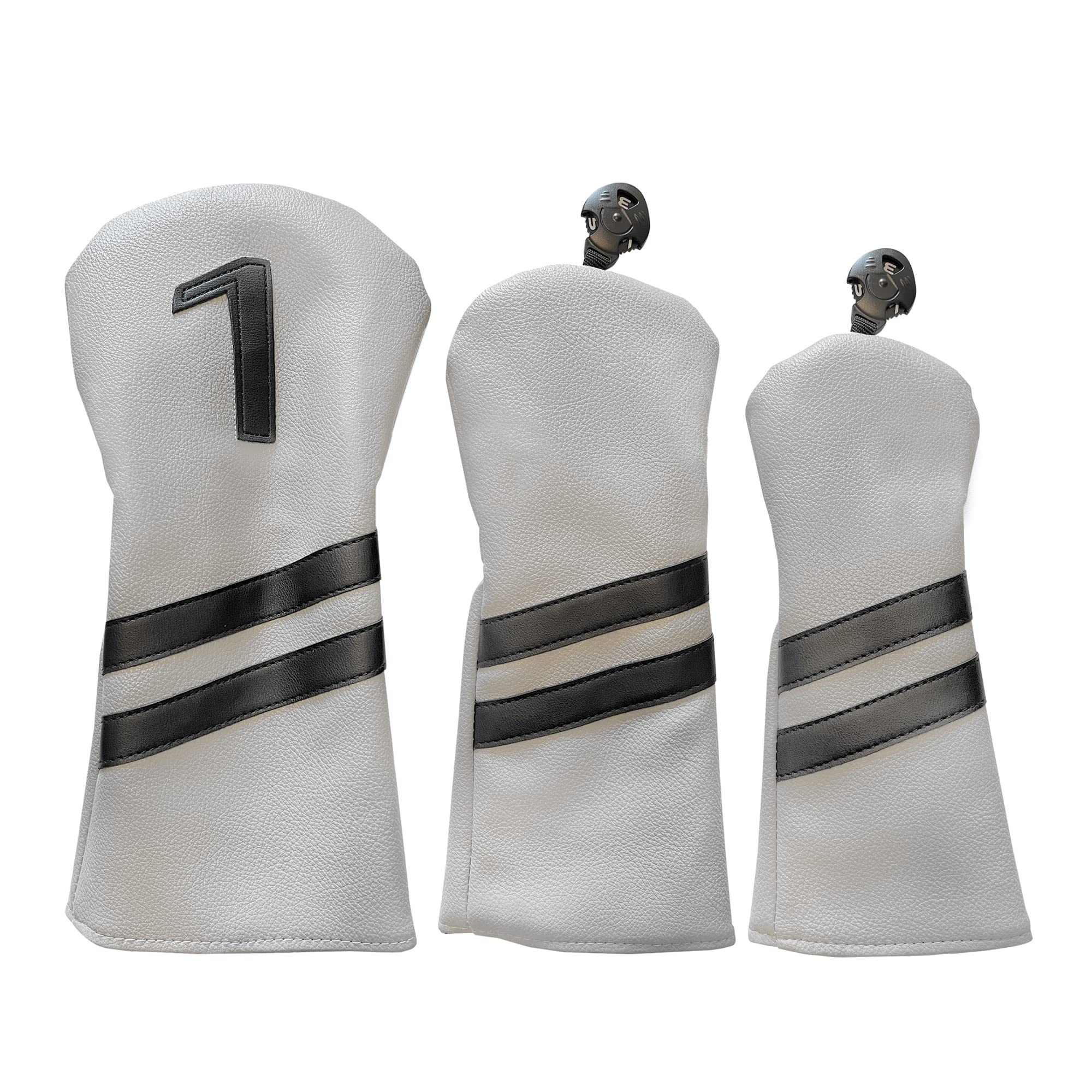 All Teed Up Premium 3 Pack Golf Woods Covers - Includes Driver/Wood/Hybrid Cover with ID Tag - Fits All Major Brands โ image 1
