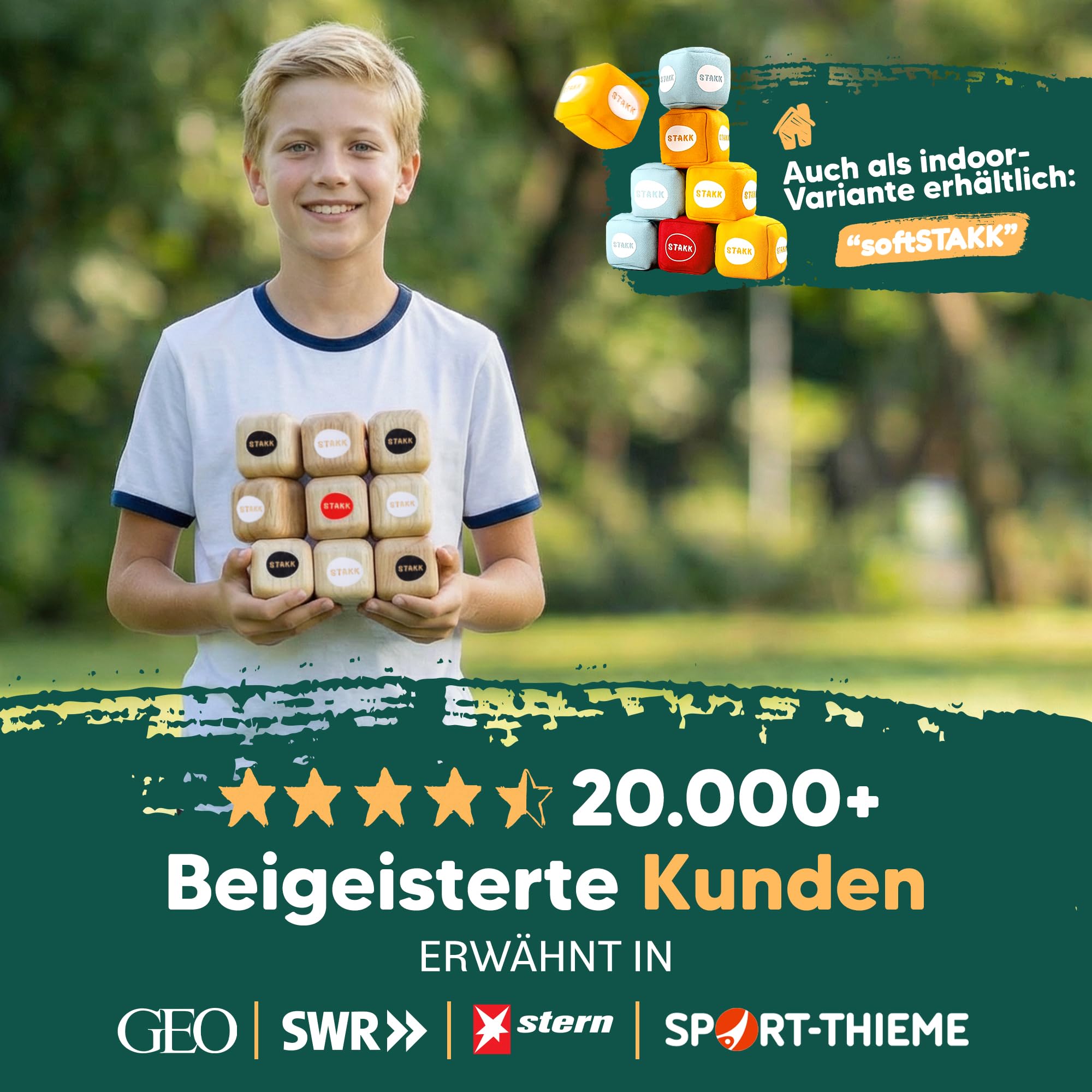 Das Neue Outdoor-Wurfspiel für Kinder & Erwachsene | Boccia-Boule mit modernem Twist | spannendes Garten- und Strandspiel für Jung & Alt | Erfunden in Deutschland