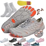 Grounding Shoes Barefoot Shoes with Copper Infused Iinsoles & Conductive Socks&comma; Grounded Footwear for Women Effectively Soft&comma;Comfortable