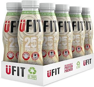 Ufit White Chocolate Flavour High Protein Milkshake - 10x330ml