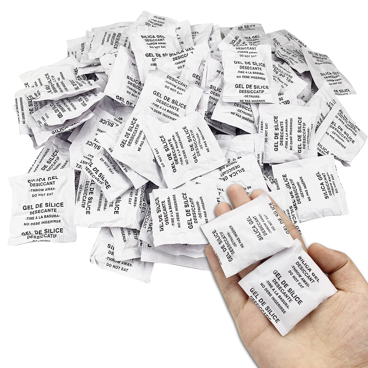 Buy 100 Packs Silica Gel Desiccant Silica Gel Moistureproof Desiccant