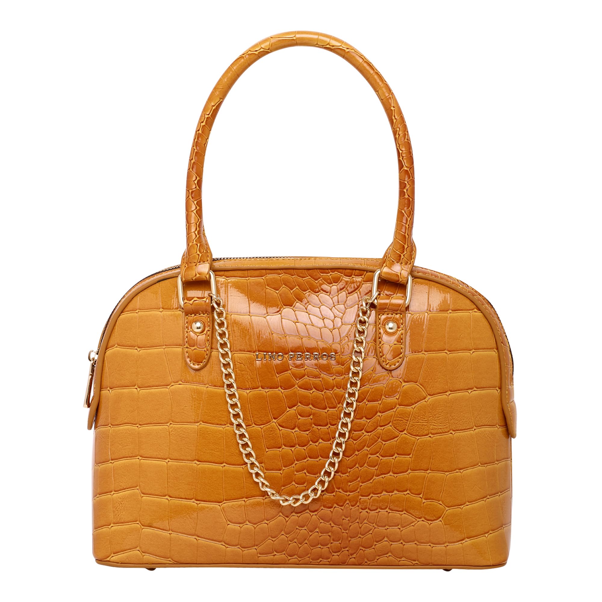 Lino Perros Womens Tan Satchel Bag (B0C8SYVB7D) Amazon Price History, Amazon Price Tracker