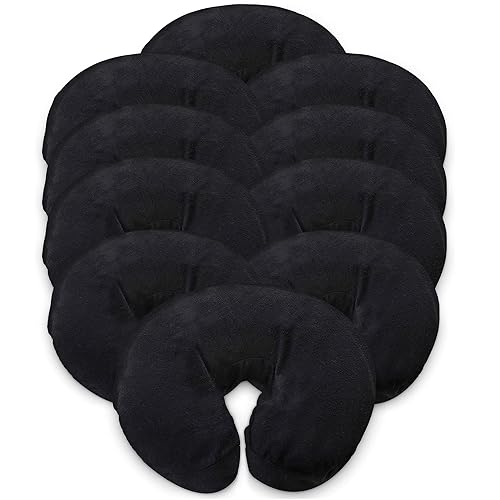 London Linens Paquete de 10 mesas de masaje de franela de algodón 100 extra gruesas de primera calidad fundas para cuna acogedoras y ajustadas