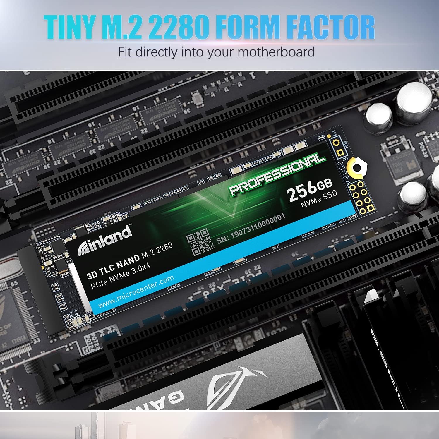 هارد درایو اینترنال inland SSD ظرفیت ۲۵۶ گیگابایت