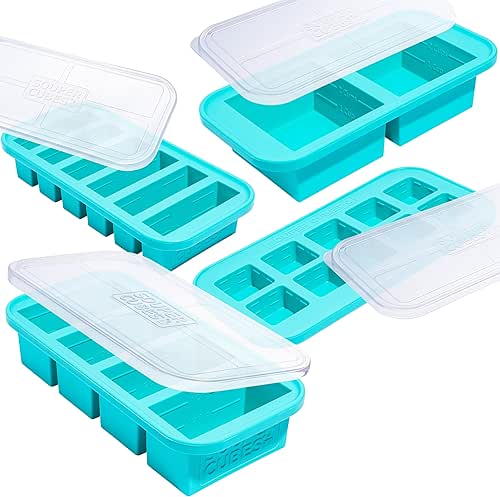 Souper Cubes Silicone Freezer Molds Gift Set with 2 Tbsp,