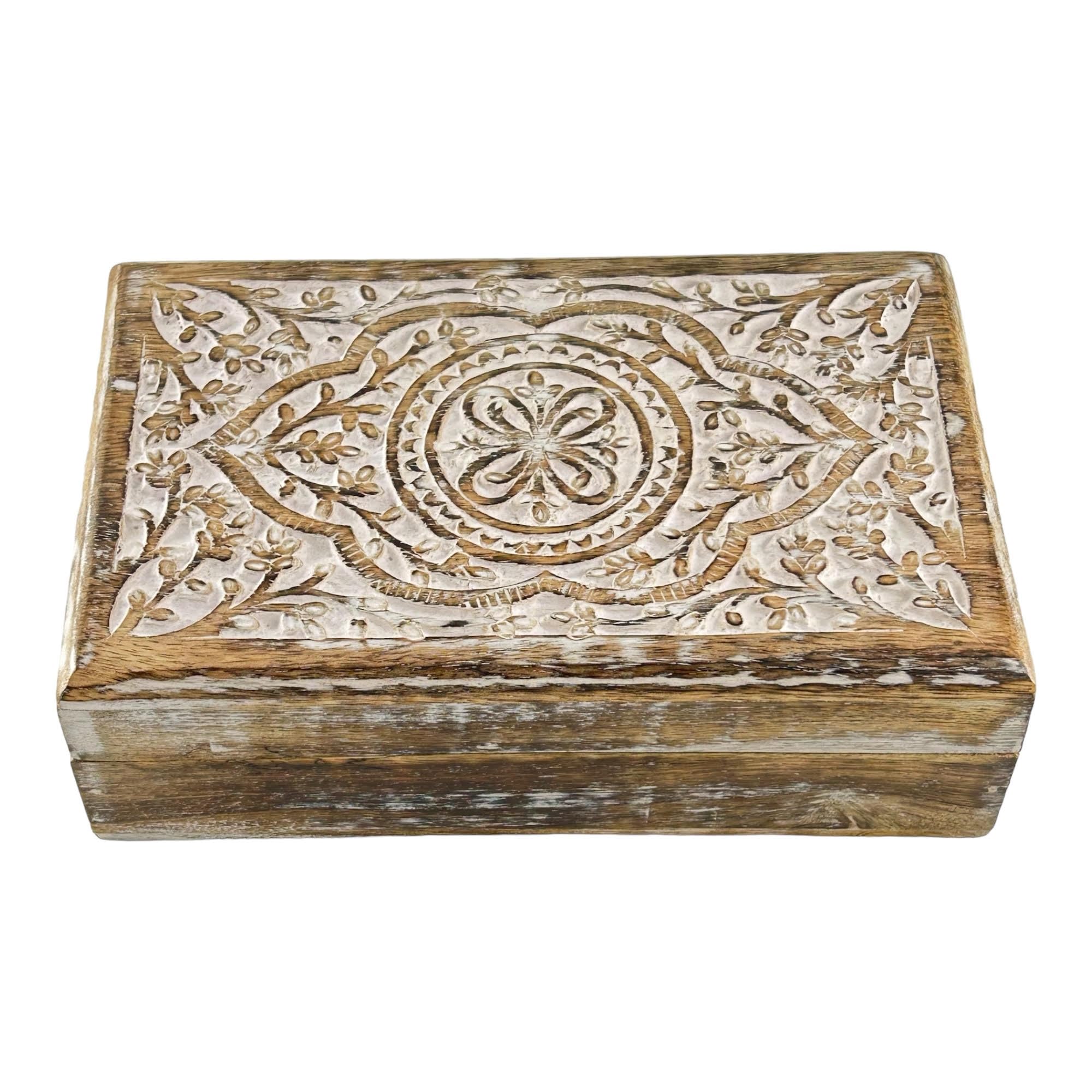 Joyero de madera de alta calidad con diseño floral de mariposa, caja de joyería para damas, aspecto antiguo, tradicionalmente hecho a mano, accesorios de decoración del hogar, regalo ideal