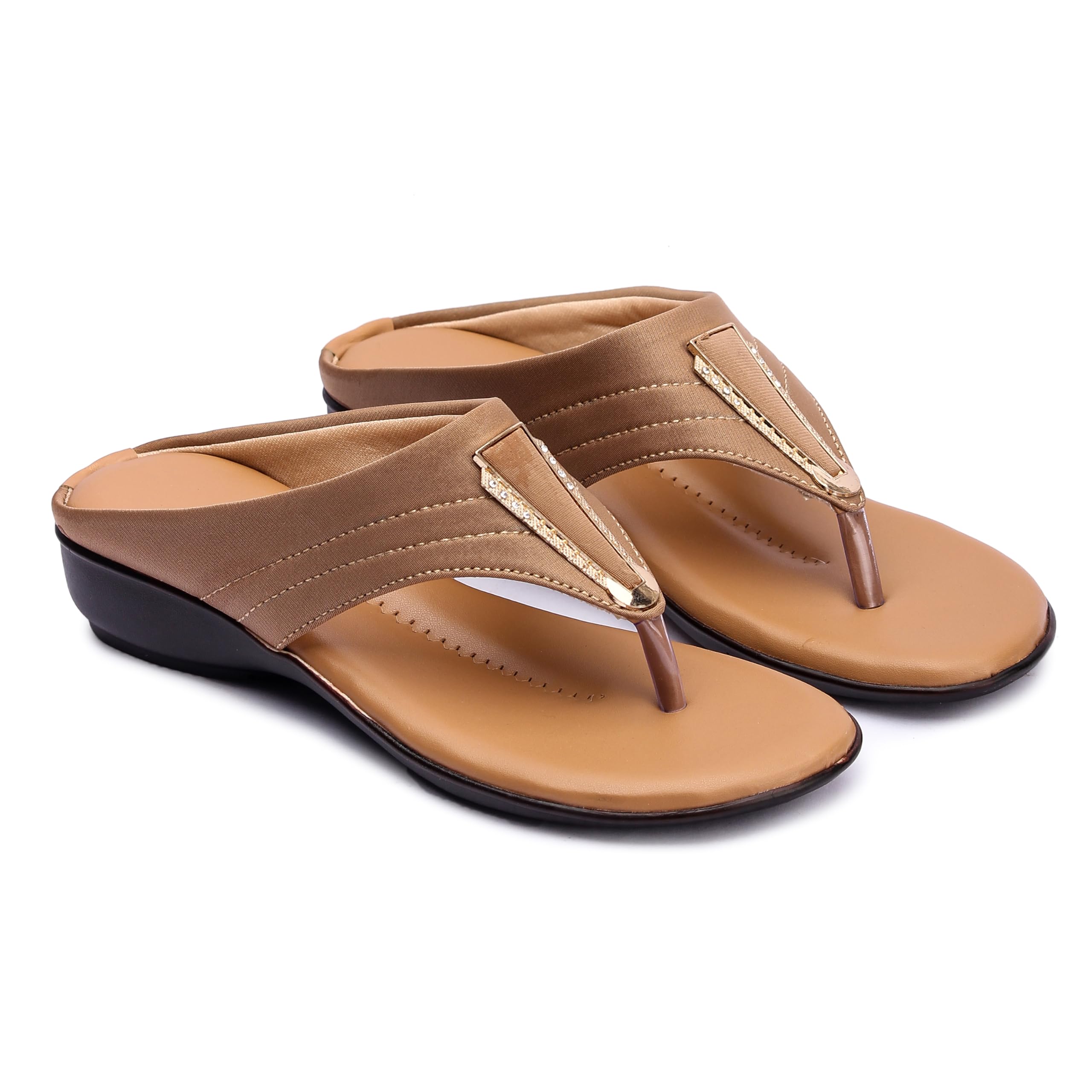 ACEFIT Womens Slip-on Sandals with Embellished Straps, Cushioned Footbed (Beige, UK Footwear Size System, Adult, Women, Numeric, Medium, 4) (B0DCSZ4L8K) Amazon Price History, Amazon Price Tracker