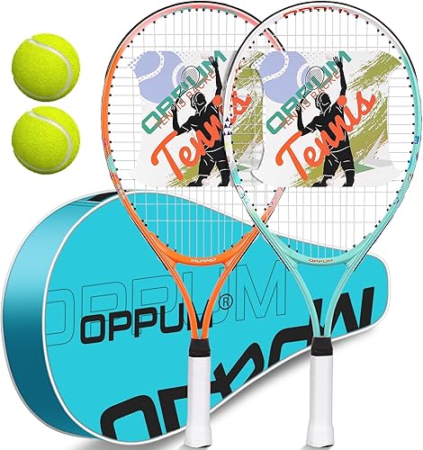 Raqueta de tenis para niños de 19 pulgadas, 21 pulgadas, 23 pulgadas, 25 pulgadas, para niños y niñas, niños, estudiantes, raqueta de tenis con